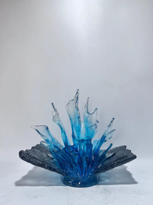 G-DSRHS005 Blue Fades Sculpture Decor