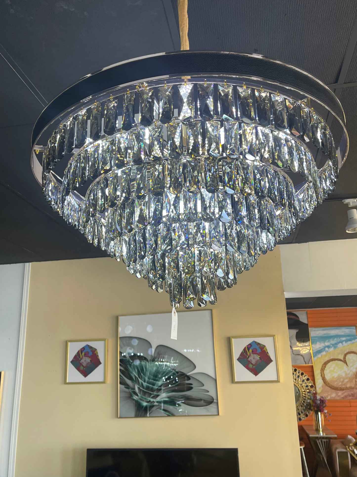 G-43104 Big Crystal Stones Chandelier