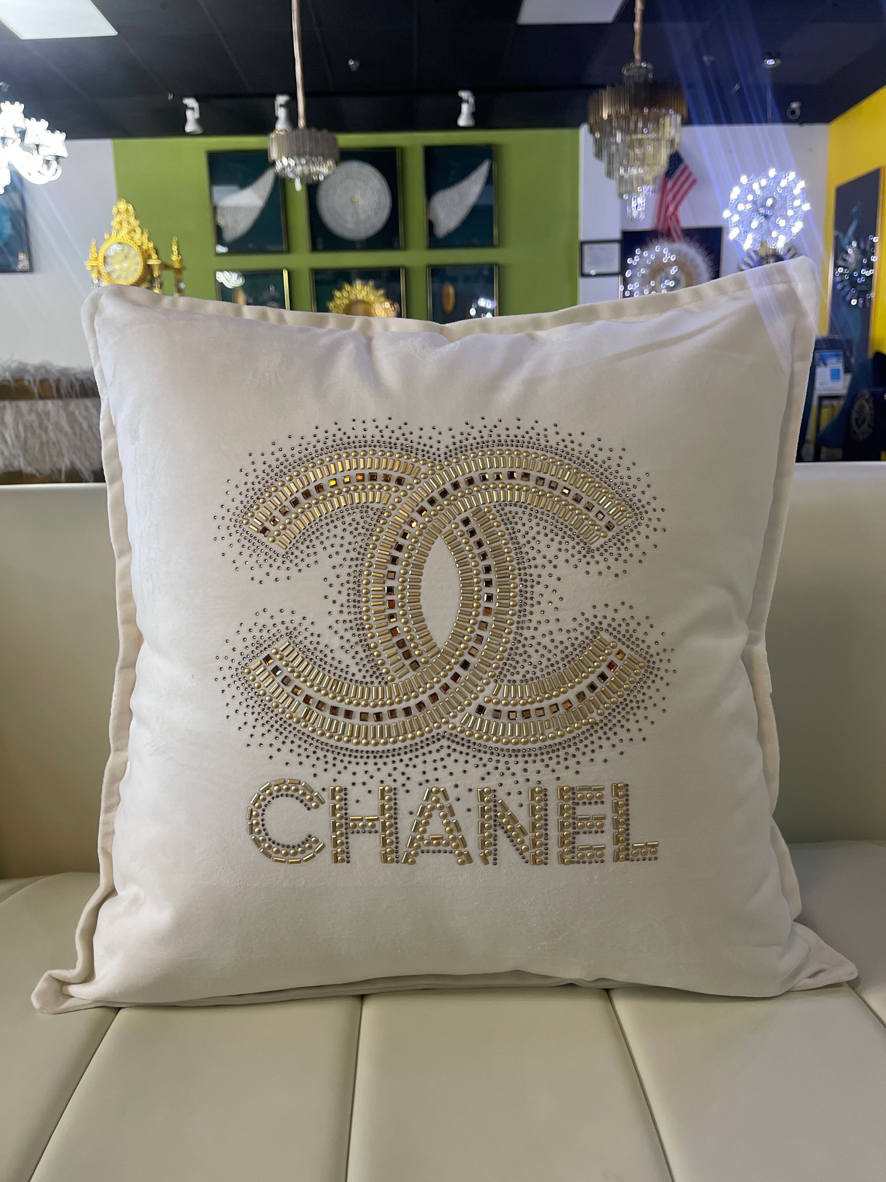 Fashion chanel inspired pillows