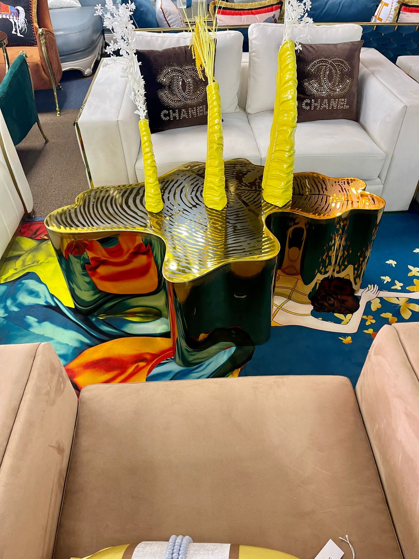 Abstract Shaped Coffee Table