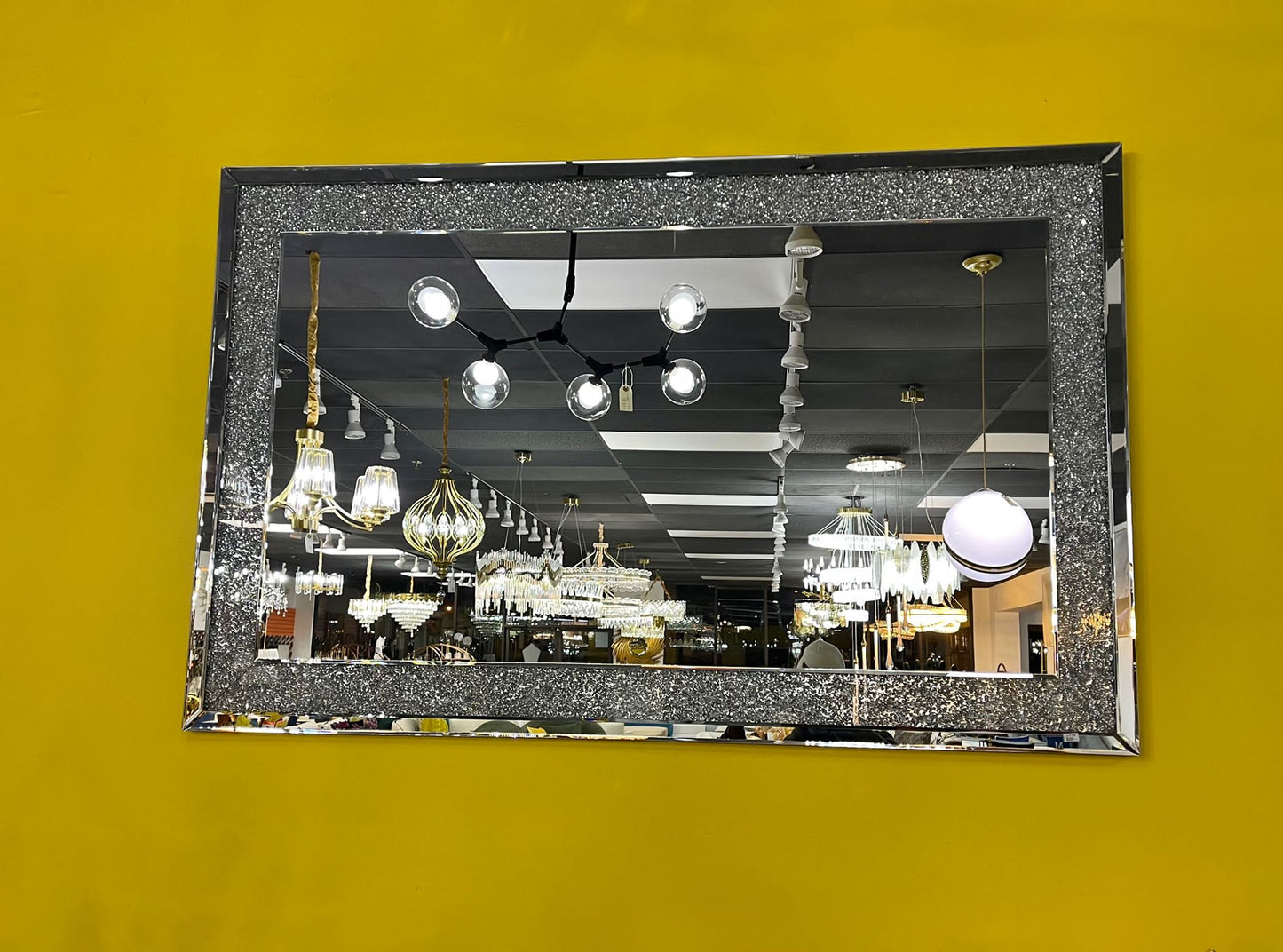 G-M Sparkle Rectangle Mirror