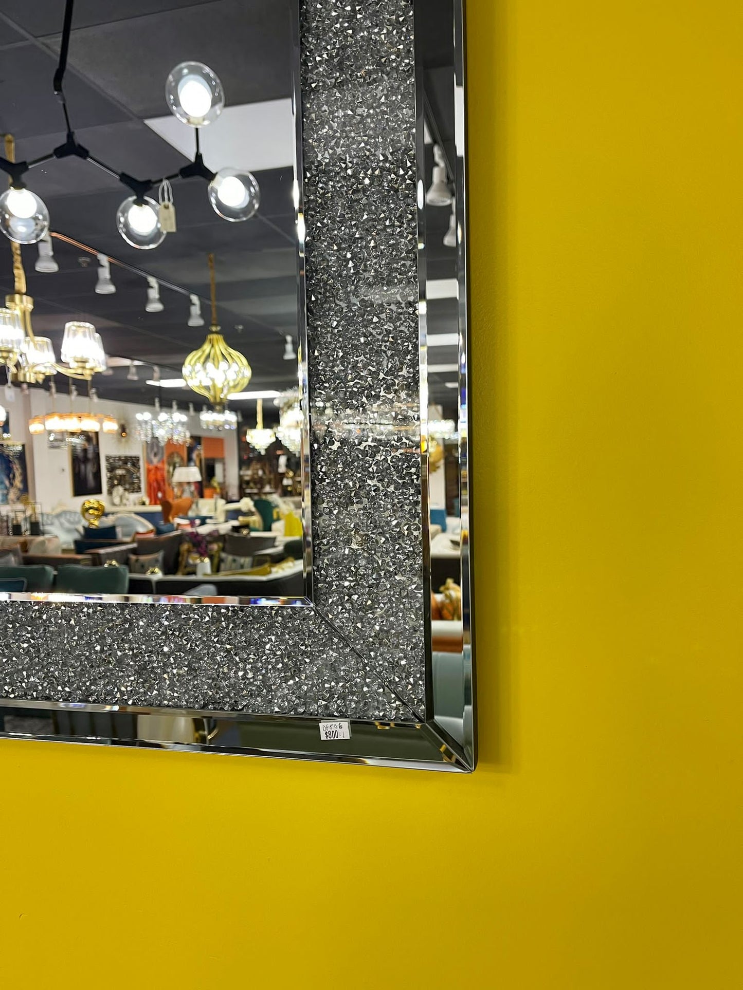G-M Sparkle Rectangle Mirror