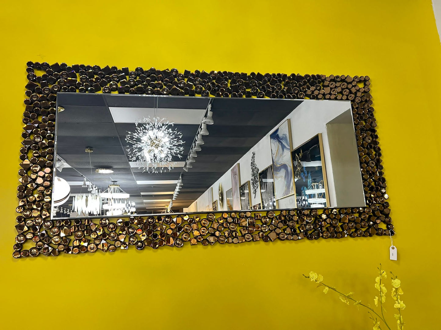 G-M Bronze Million stones Mirror