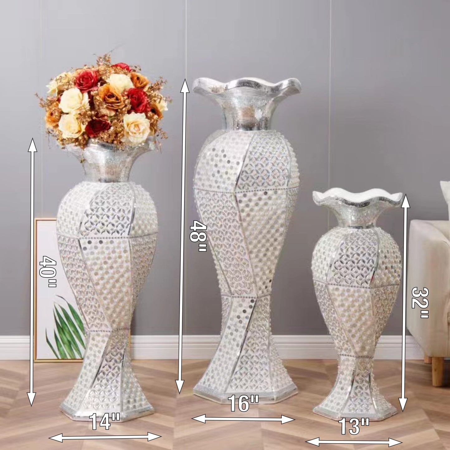 G-DFV 3-1 Flower Vase Decor