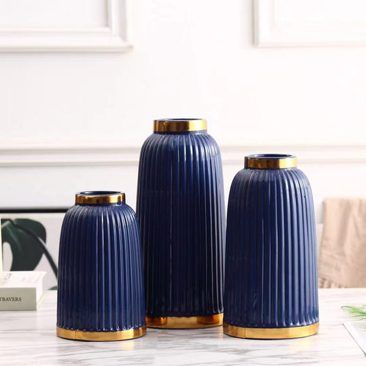 G-VDJ 4 Pieces Blue/Green Decorative Jar Set