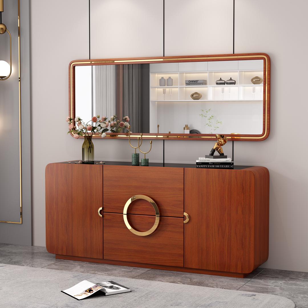 G-CM90352 Tan Mirror and Console
