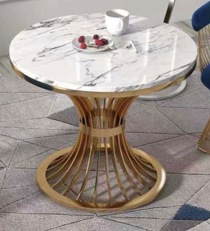 Marble Top Discussion Table