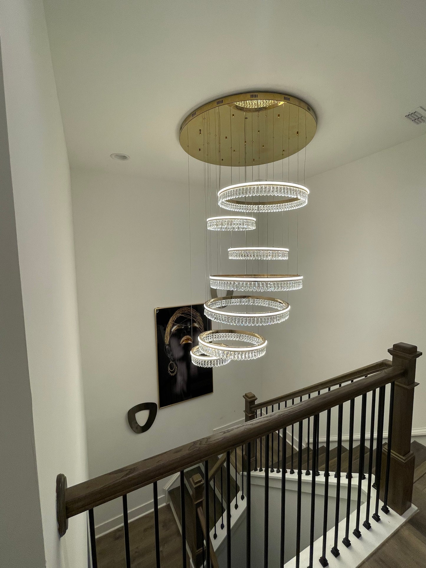 7 Level Cyclone Chandelier