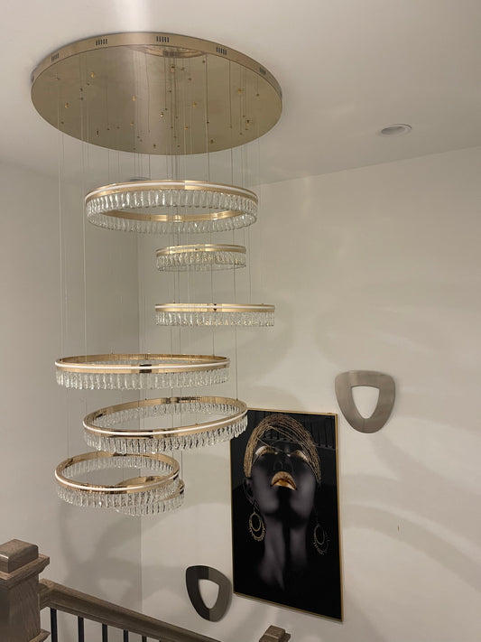 7 Level Cyclone Chandelier
