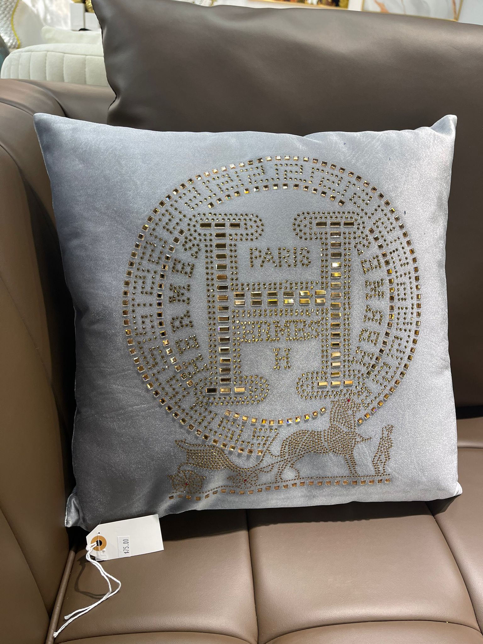 Hermes pillow discount decor