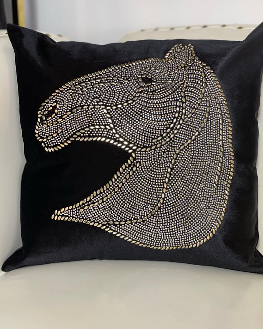 Black Louis Vuitton Throw Pillow – Ghenogas gallery
