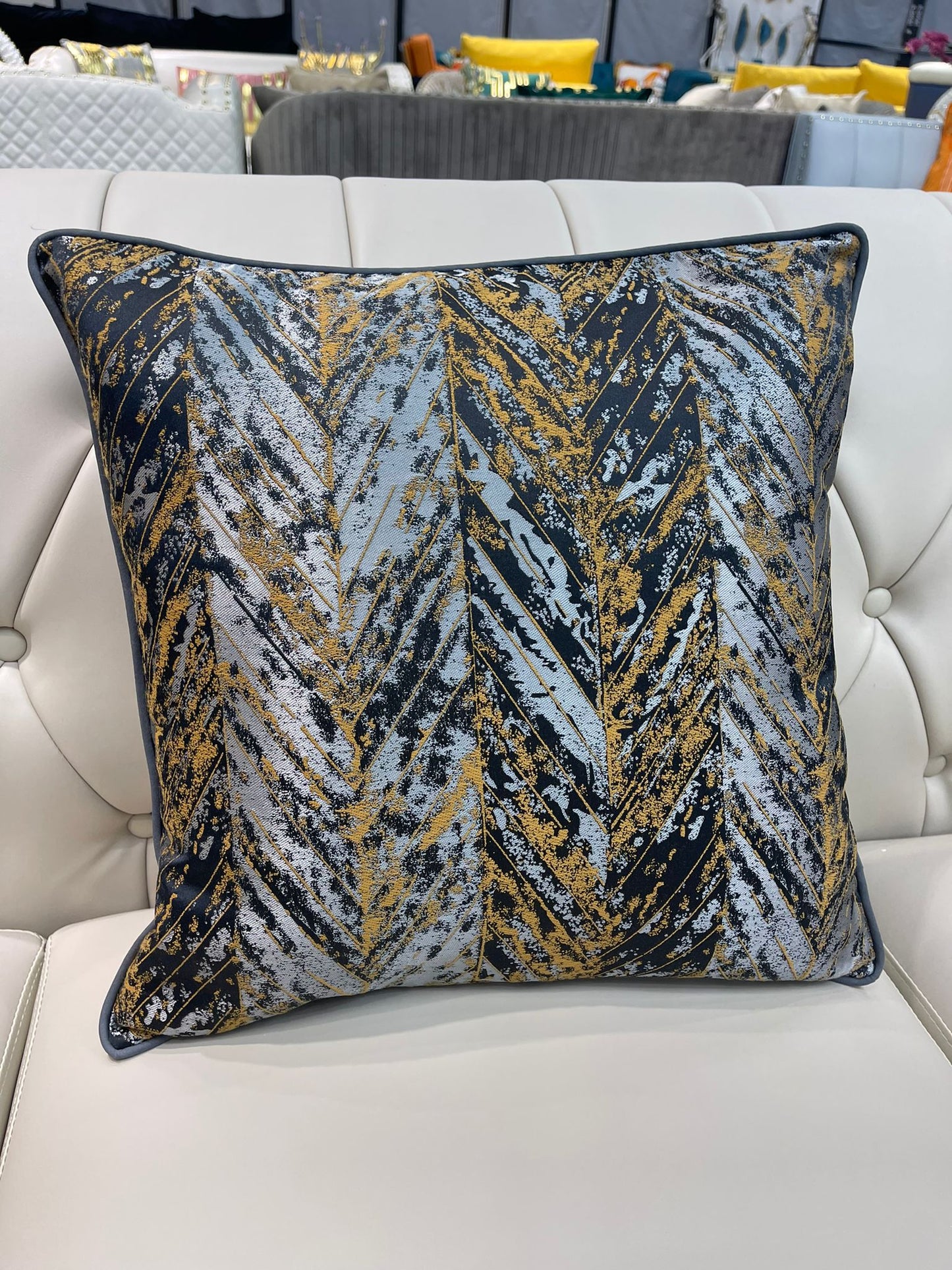 Multi colored Tundra Throw pillow