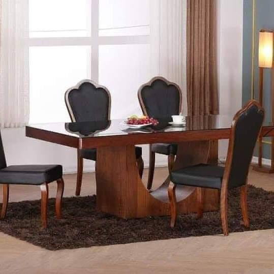 RECTANGULAR WOODEN DINING TABLE