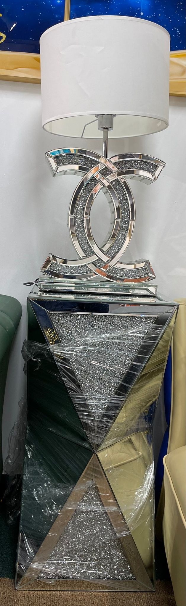 Chanel Lamp and lamp table – Ghenogas gallery