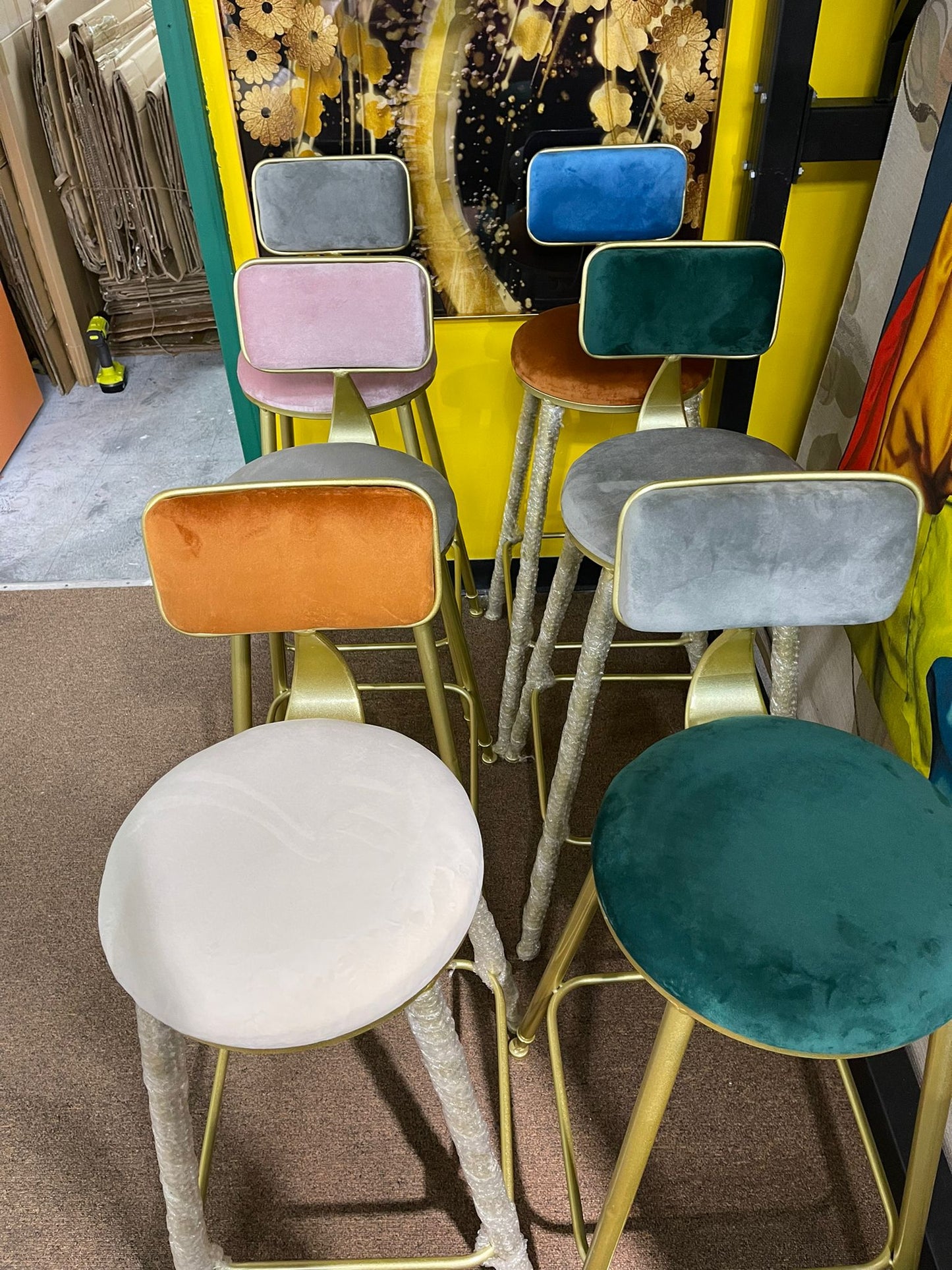 Colorful Barstools