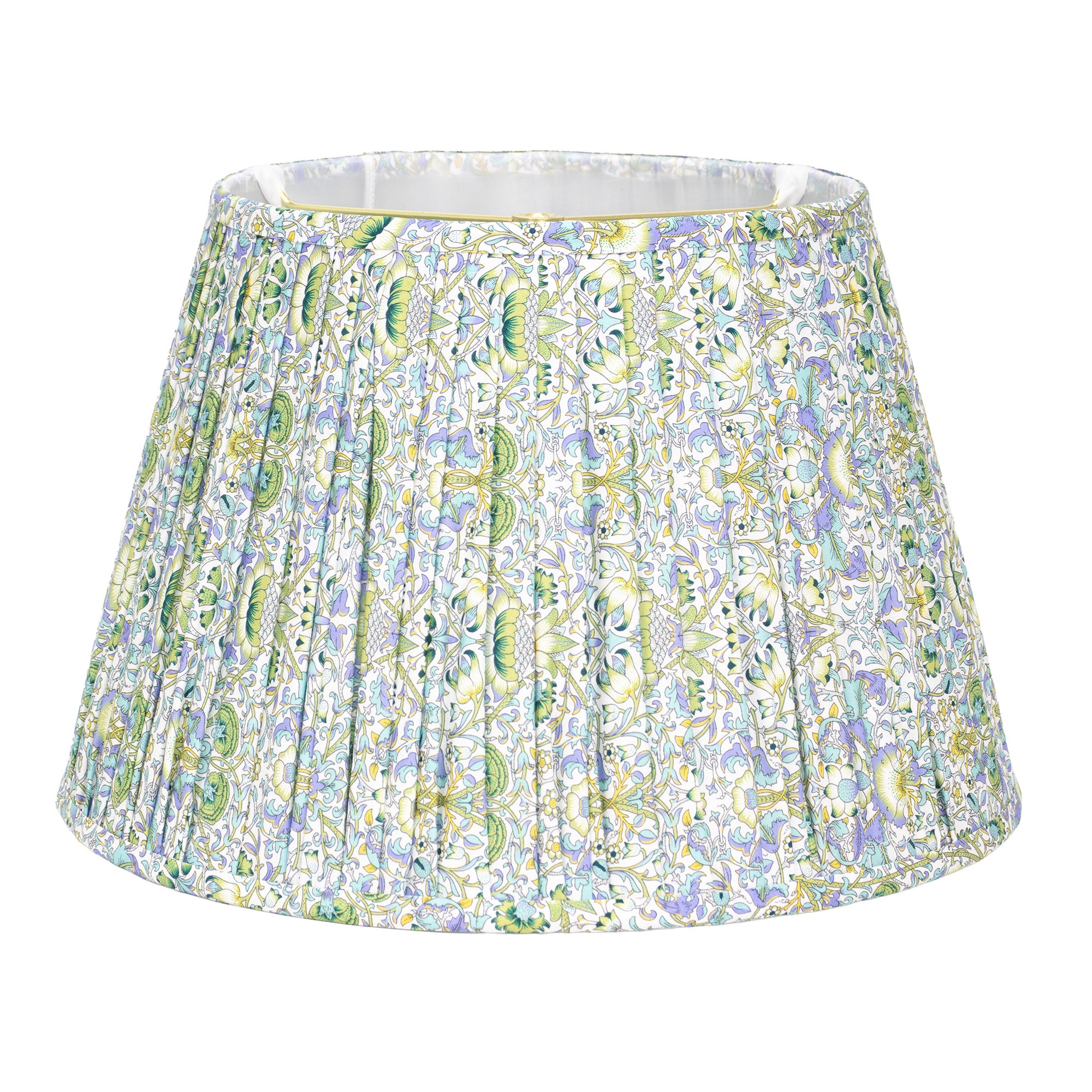Couture 10.5x16x10.5"H Pleated Print Shade