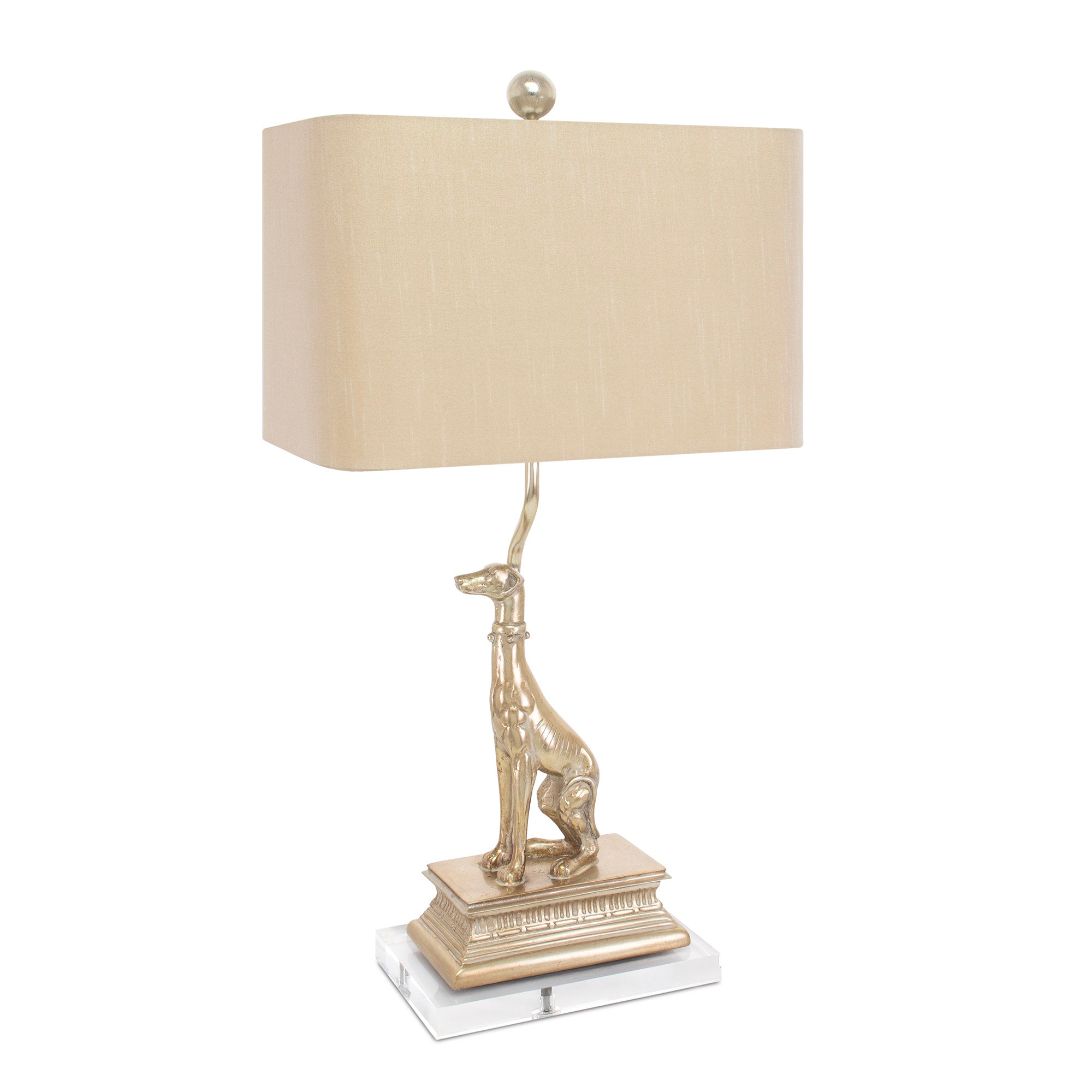 Couture 28"H Regal Dog Table Lamp
