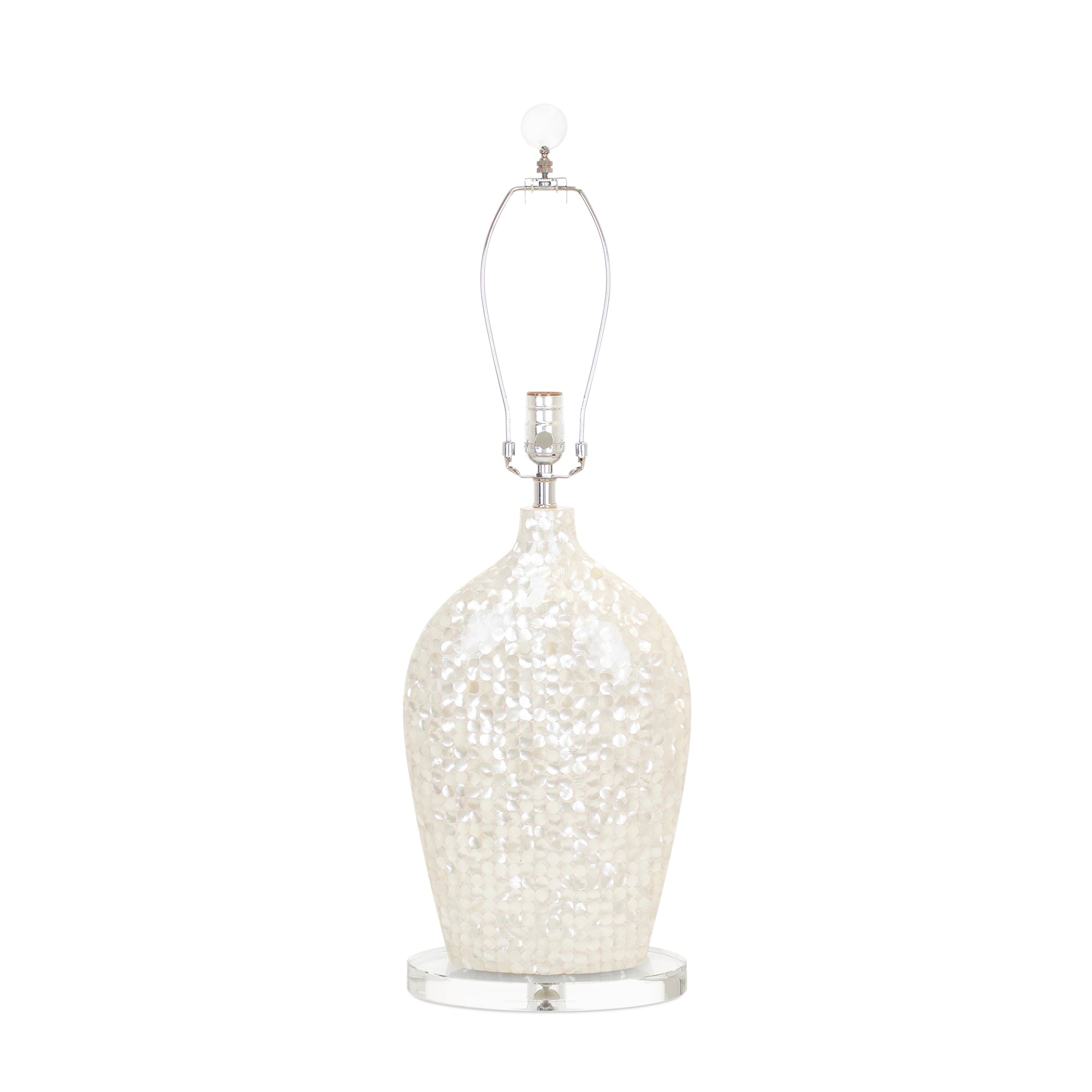 Couture 30" Coquille Cercle Table Lamp (Base,Harp,Finial)