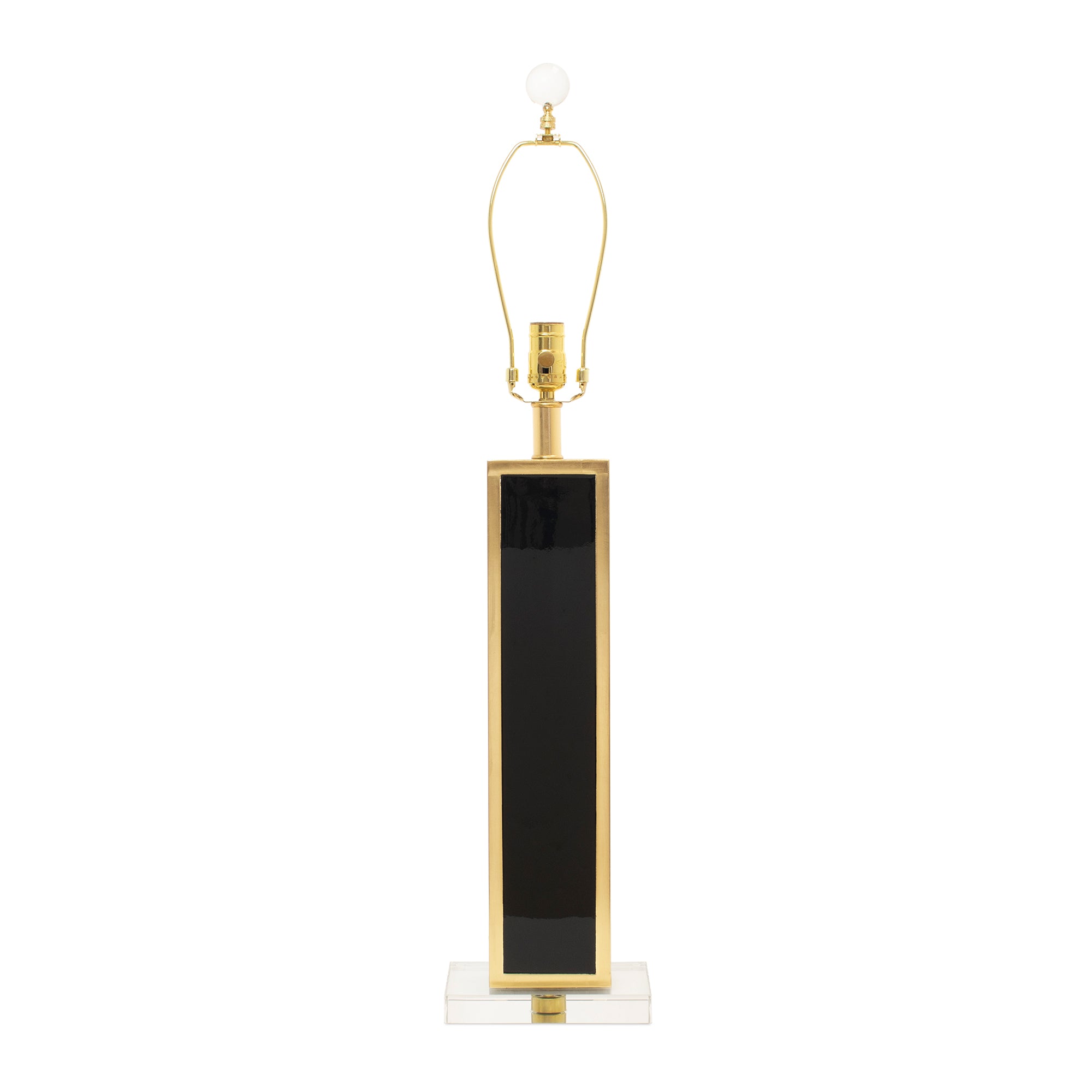 Couture 31.5" Blair Table Lamp Base- Black (Base, Harp, Finial)