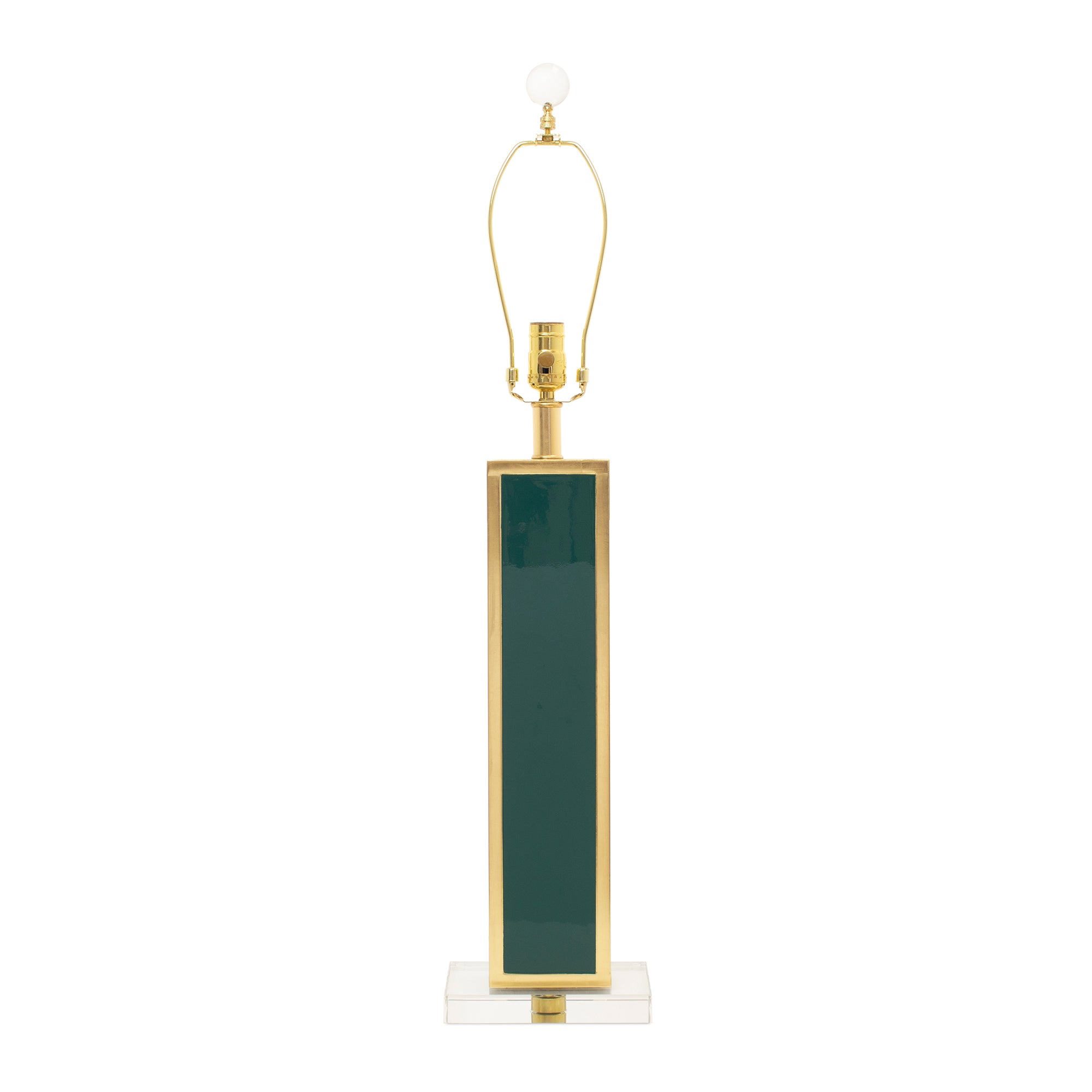 Couture 31.5" Blair Table Lamp Base - Green (Base, Harp, Finial)