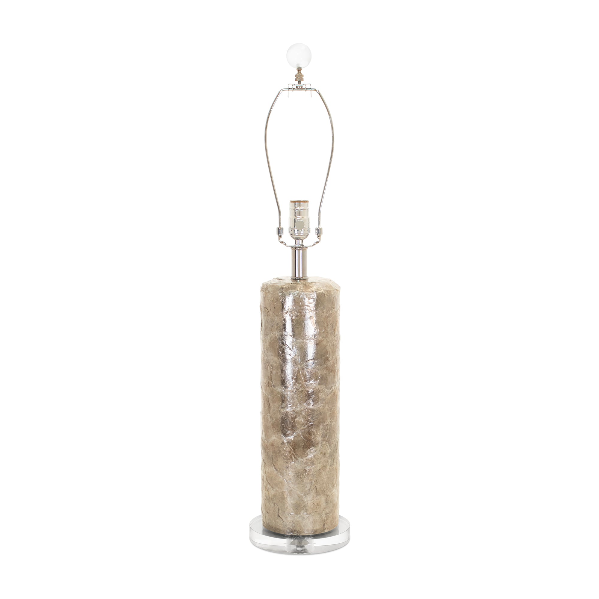 Couture 31.5" Cylindre Table Lamp - Mica (Base,Harp,Finial)