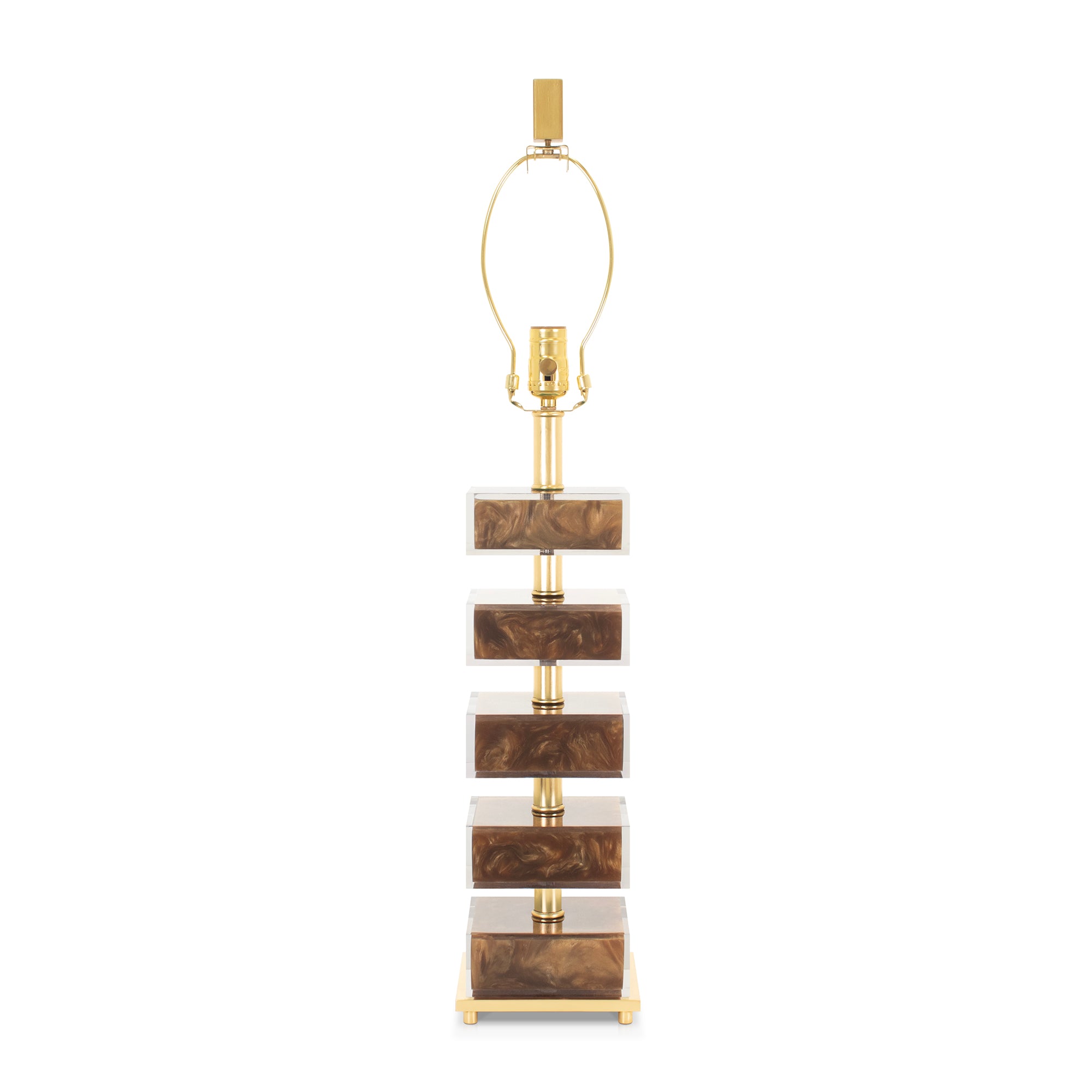 Couture 31" Lumiere Table Lamp - Brown (Base,Harp,Finial)