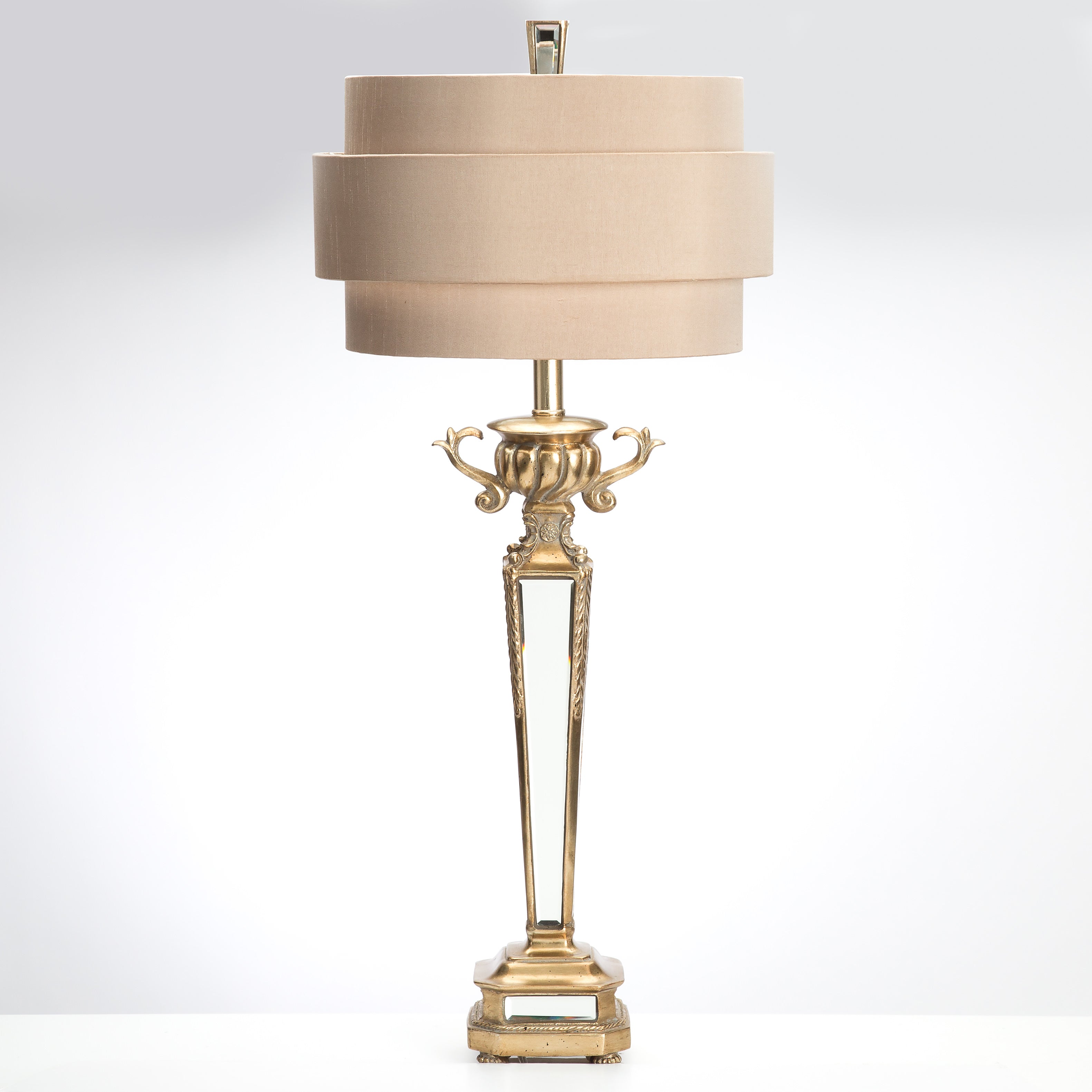 Couture 33"H Deco Mirrored Table Lamp