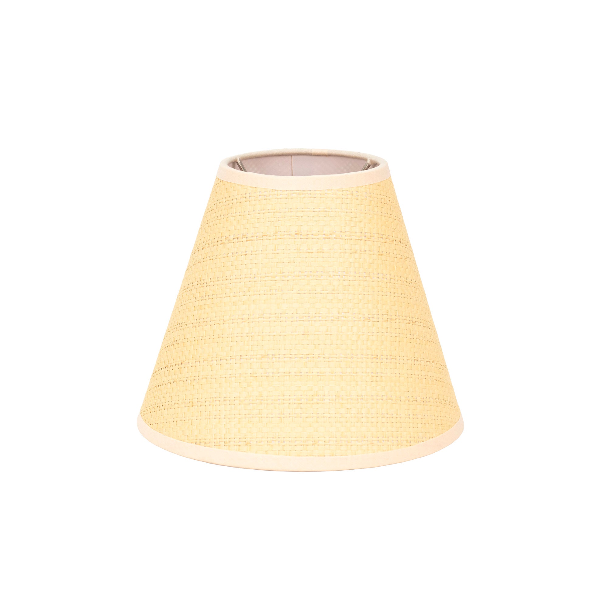 Couture 4.5x9x6 HB Woven Shade with White Trim and White Lining