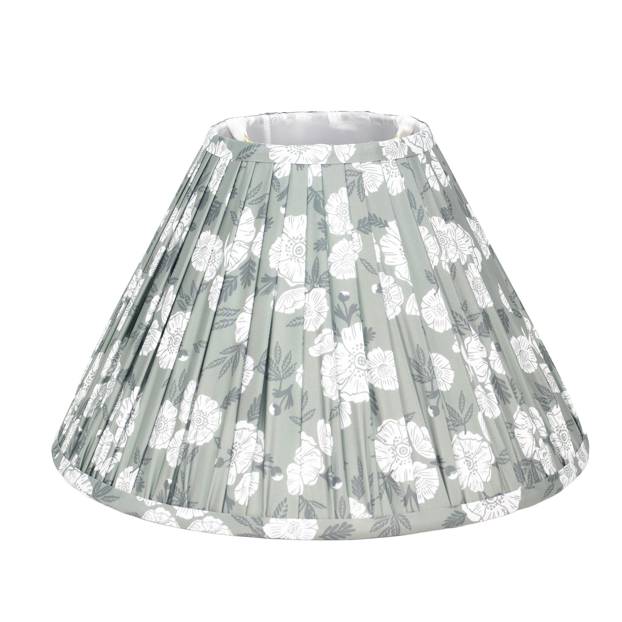 Couture 6x15x10"H Pleated Print Shade