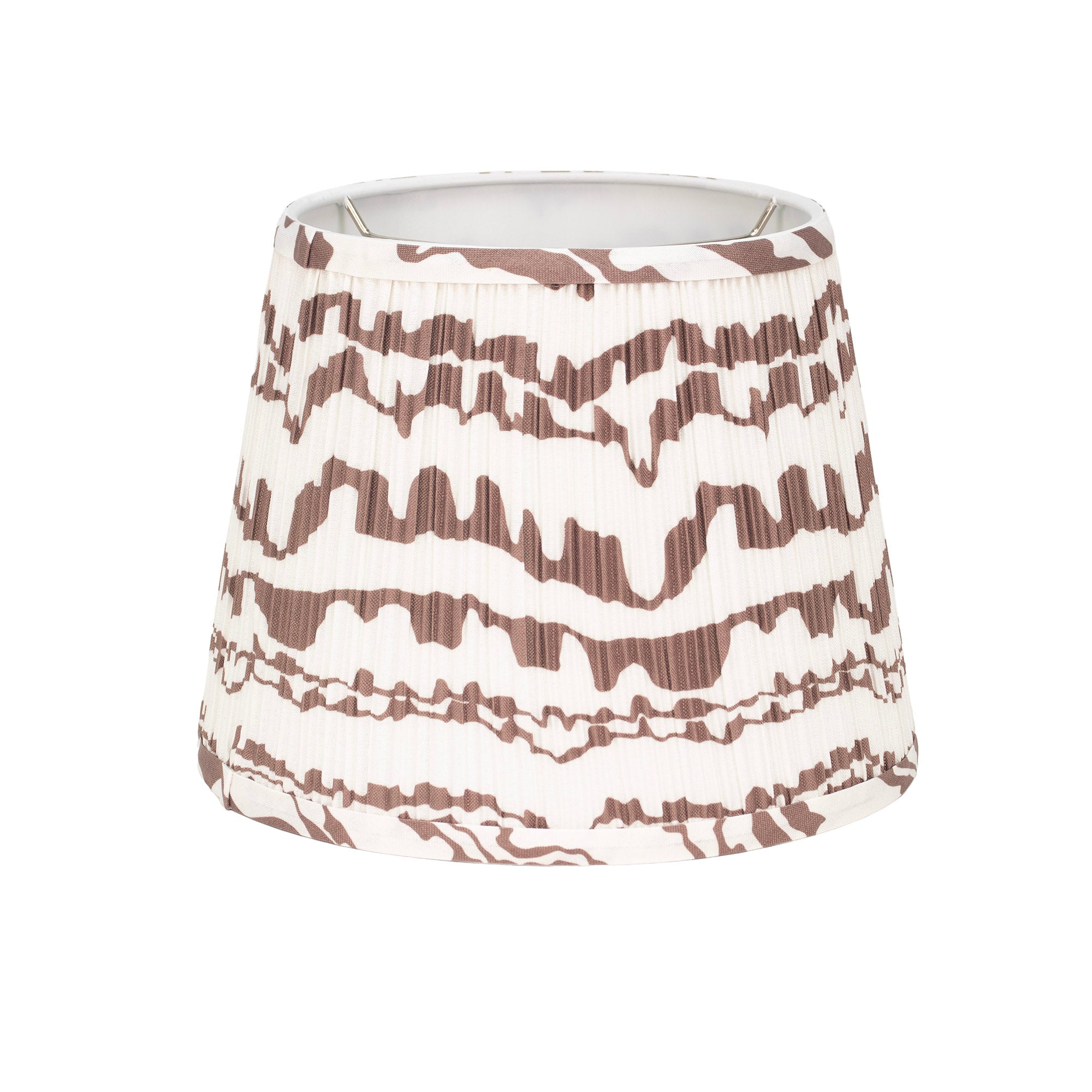 Couture 8x11x8.5"H Pleated Print Shade