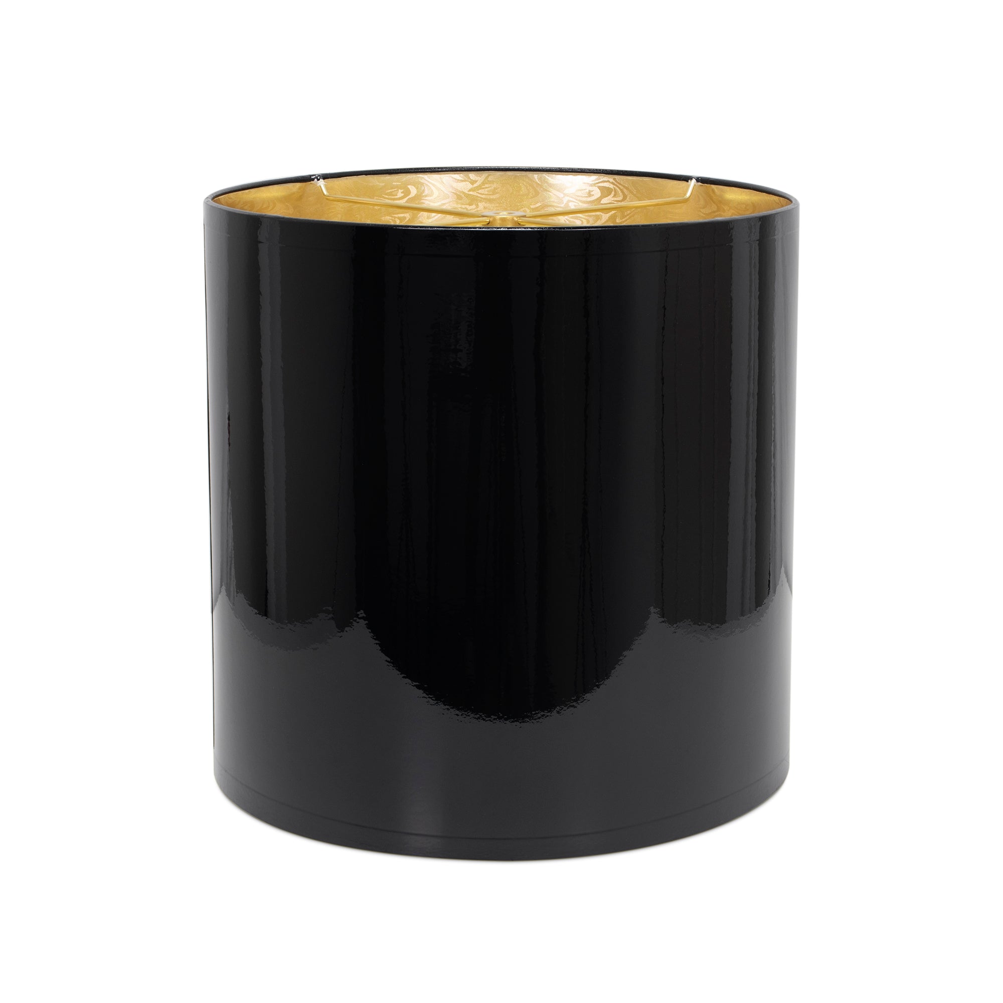Couture Black Onyx Lacquer Shade with Gold Lining