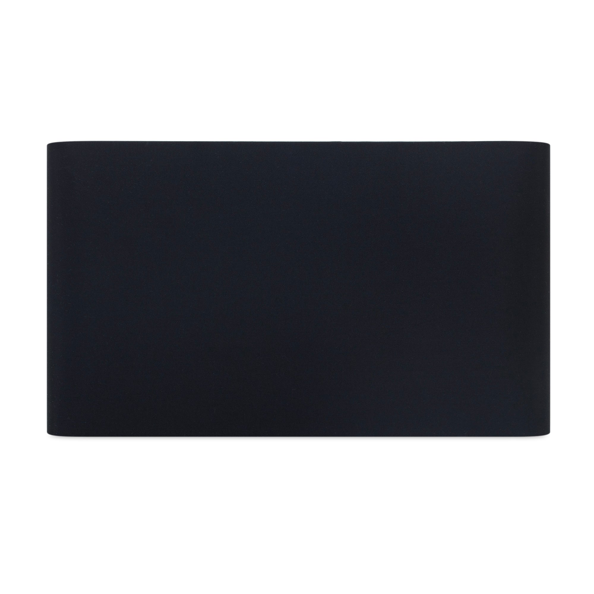 Couture Black Rectangle Shade with White Lining