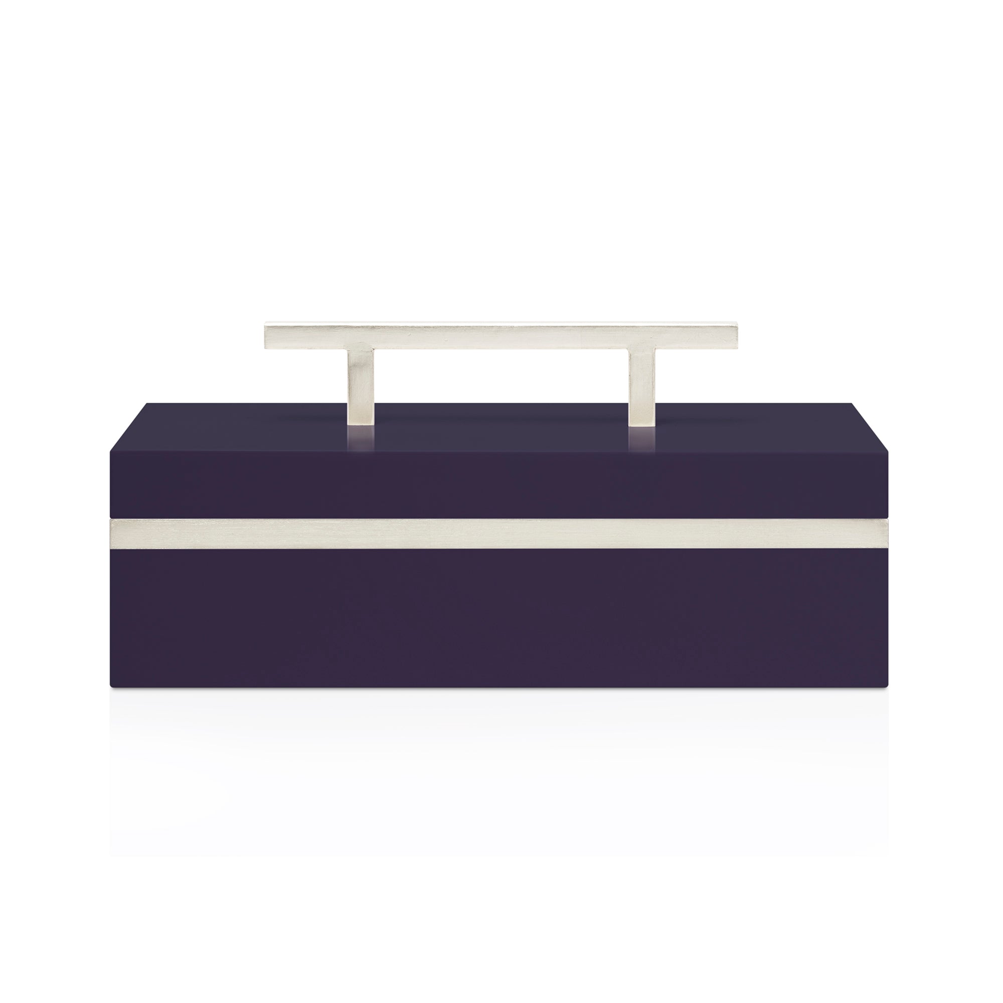 Couture Blair Box - Navy with Silver (Single)