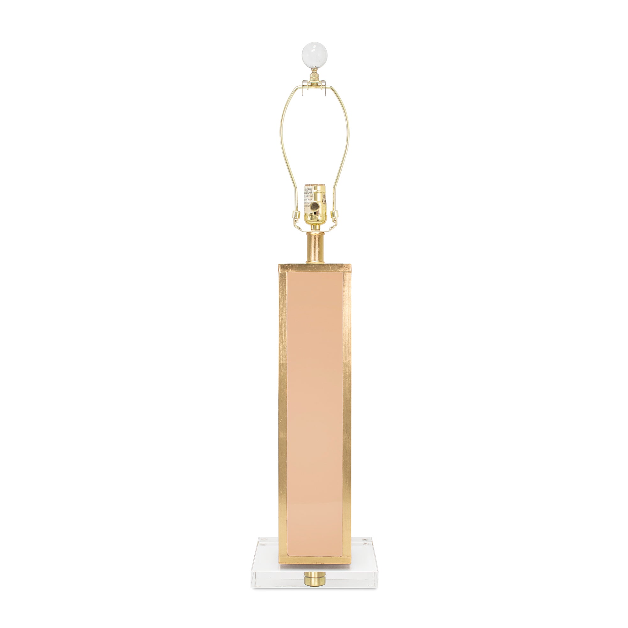 Couture Blair Table Lamp- Blush & Gold