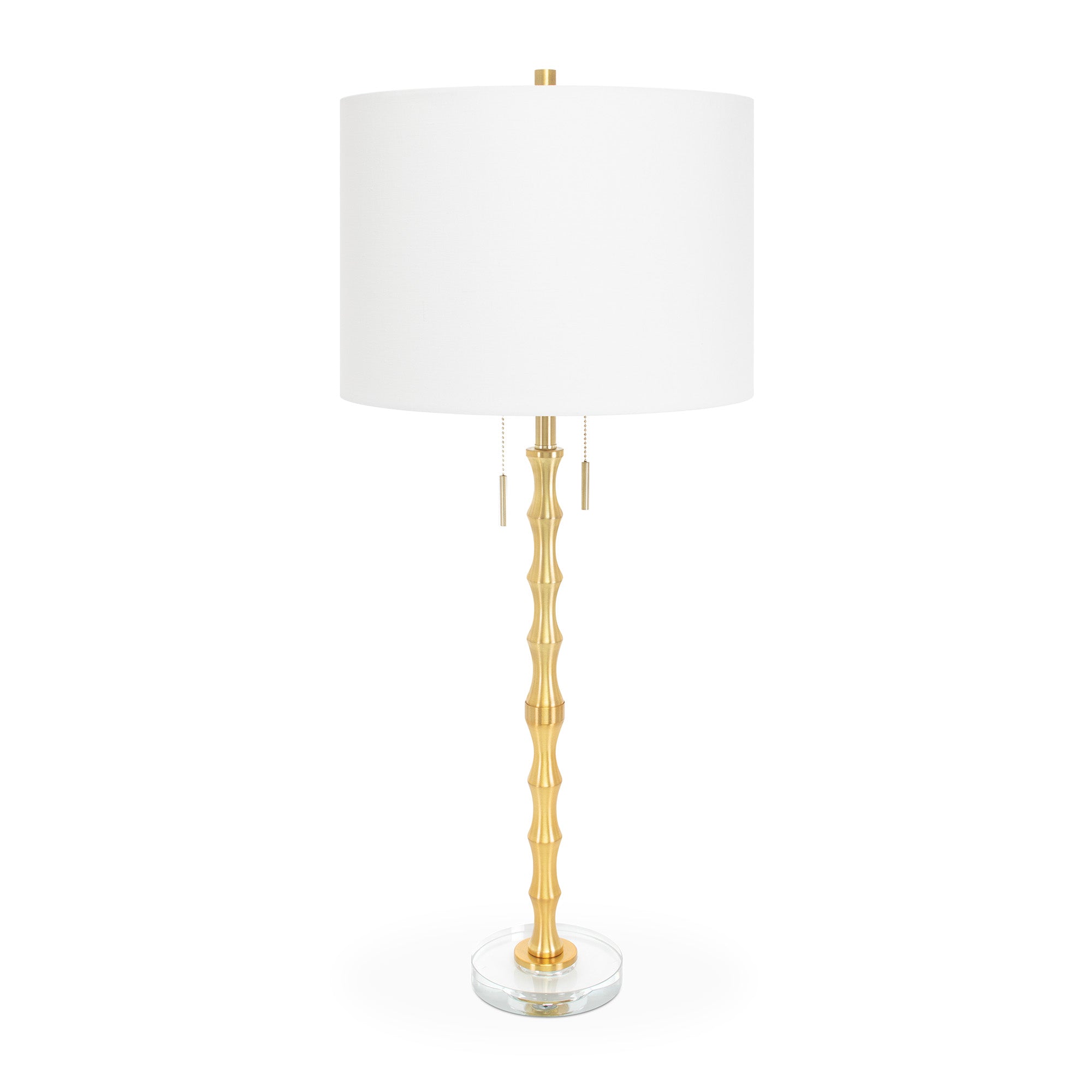 Couture Brass Bamboo Table Lamp