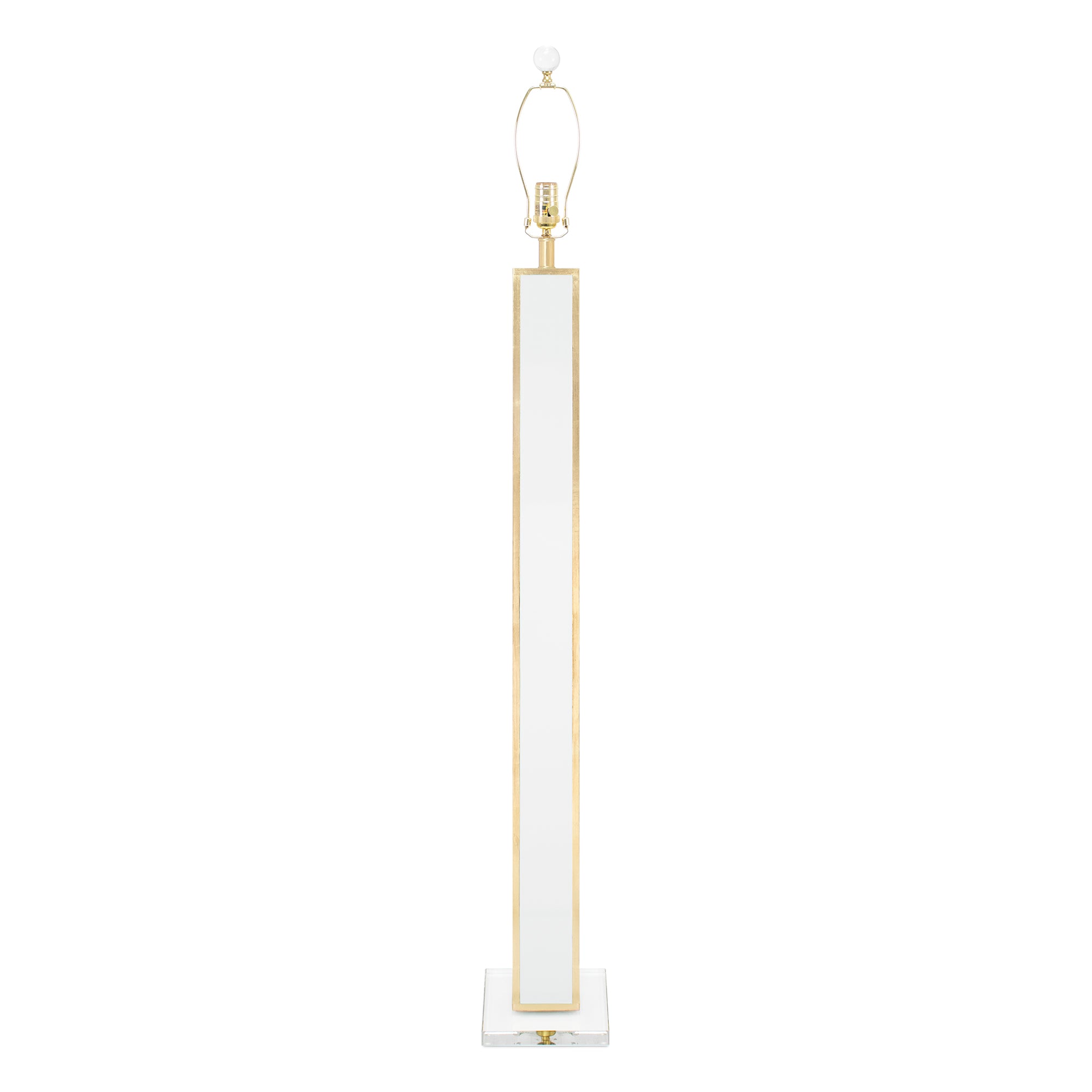 Couture 65" Blair Floor Lamp - White and Gold