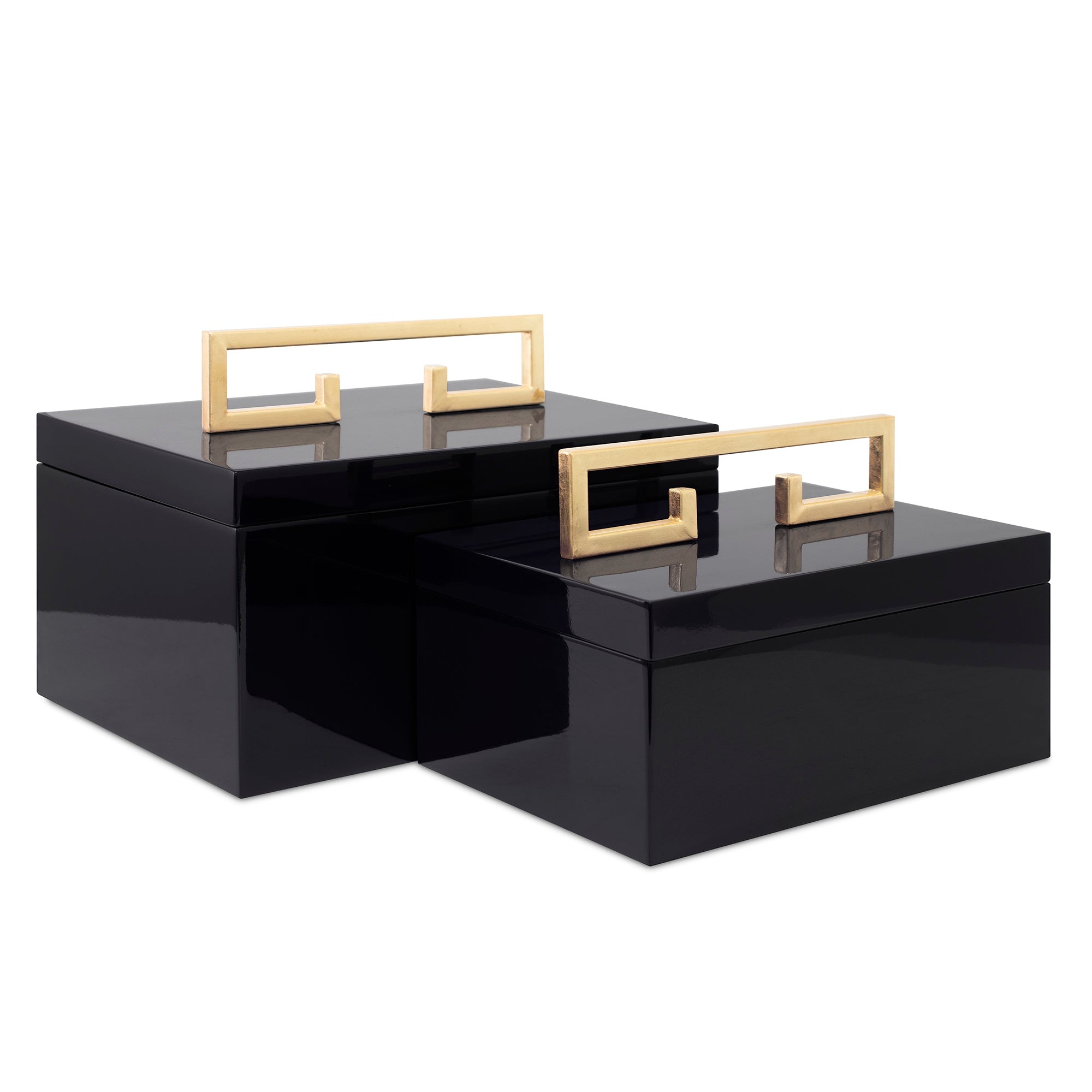 Couture Avondale Boxes [Set of 2] Black