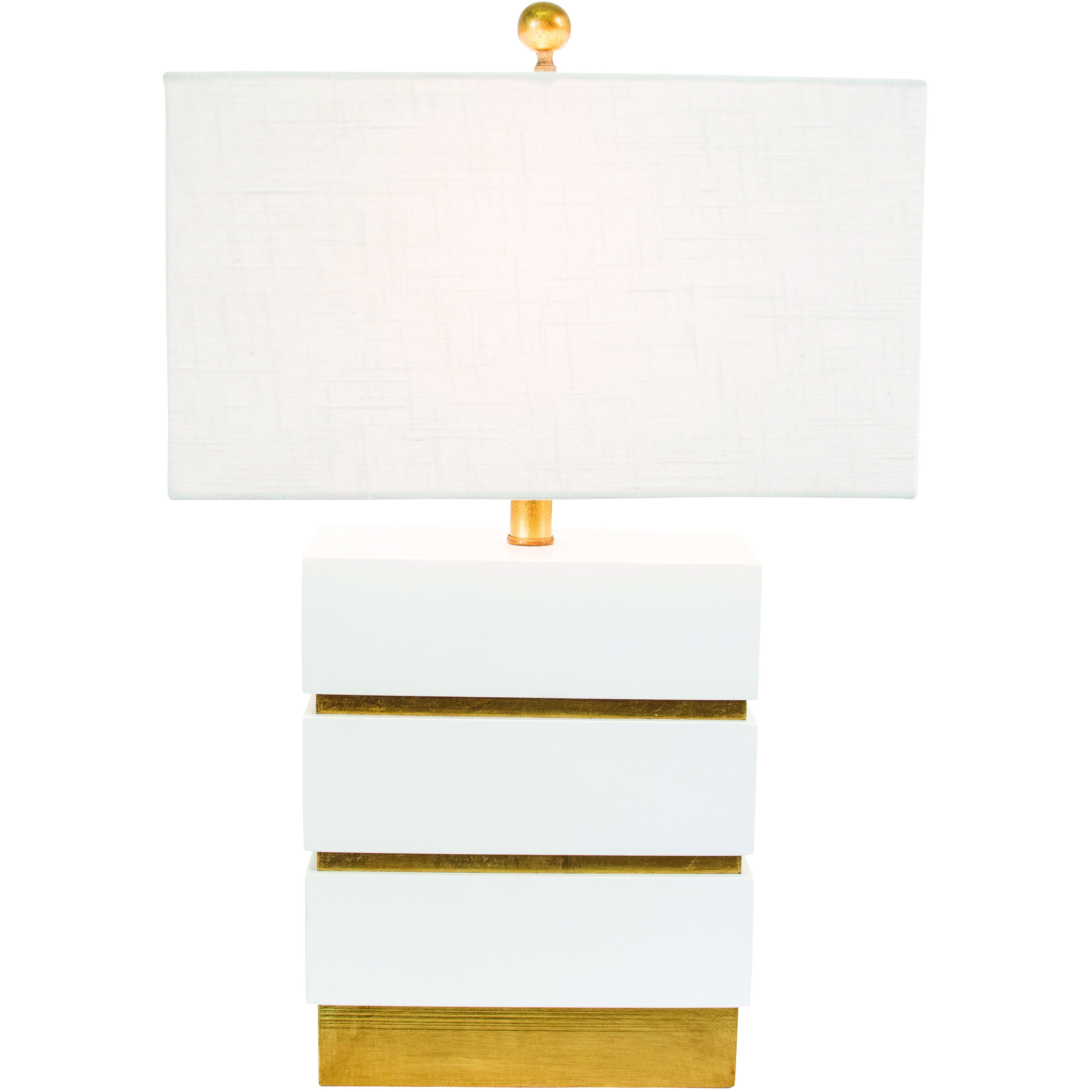 Couture San Simeon Table Lamp, White