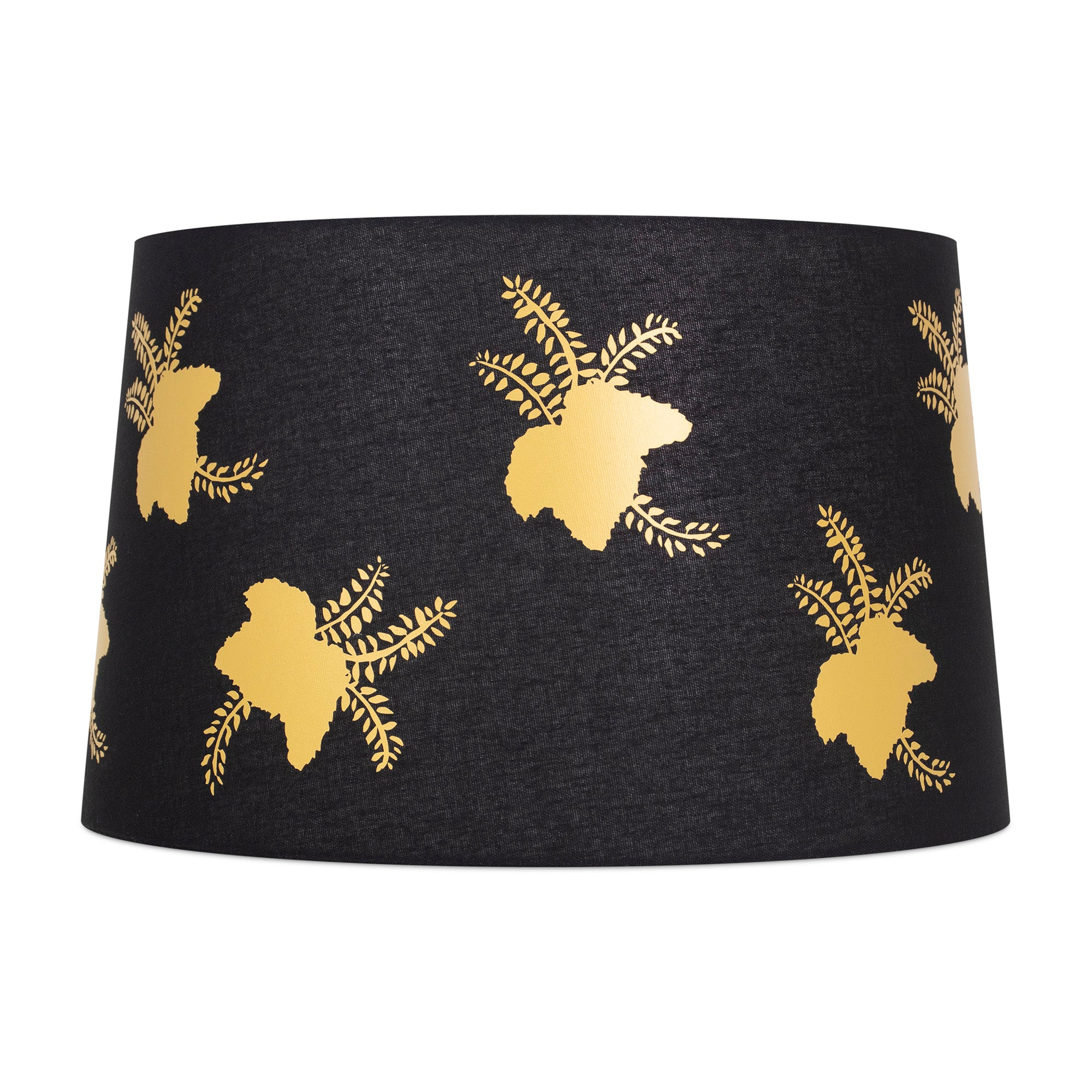 Couture Grape Leaf- Black Tapered Shade