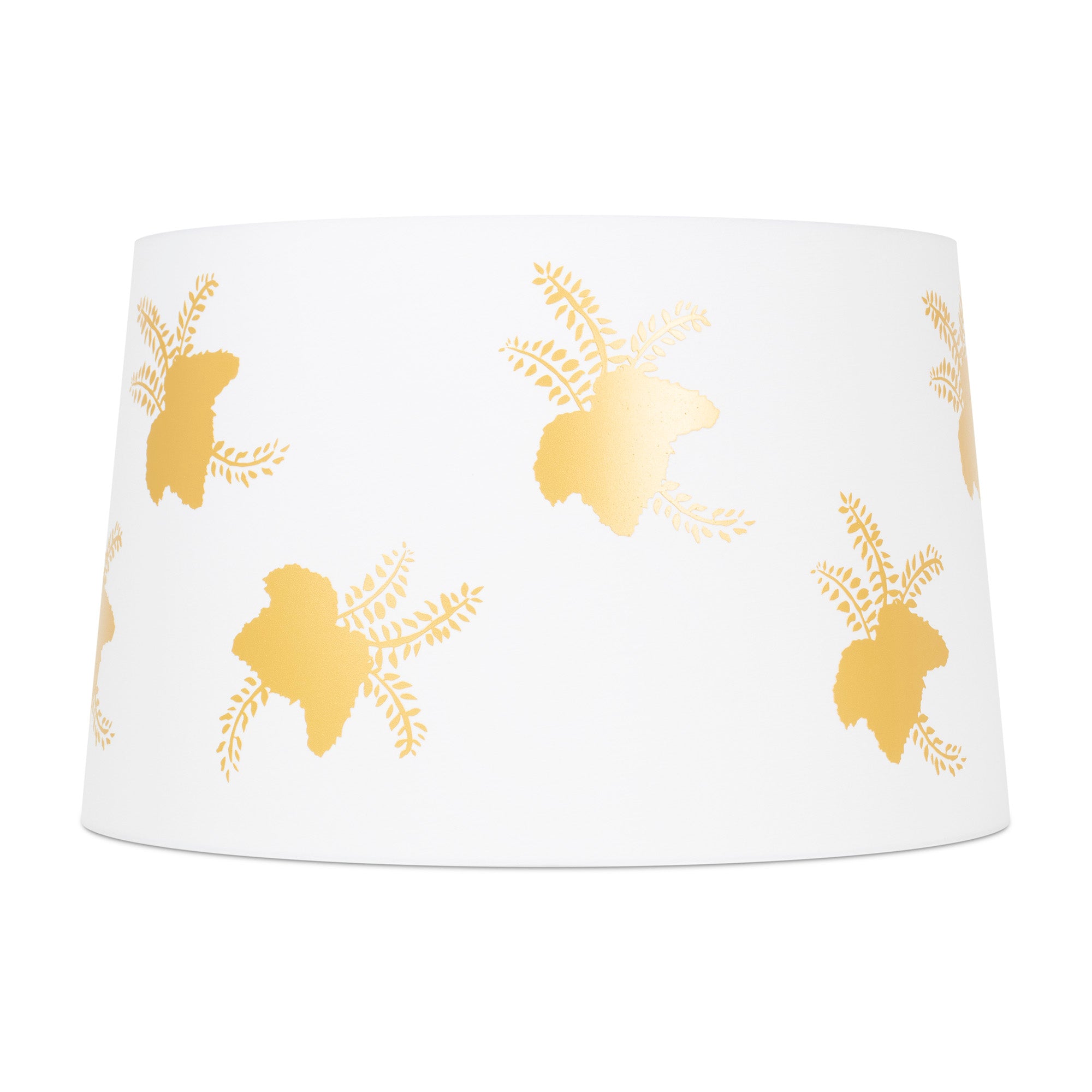 Couture Grape Leaf- White Tapered Shade