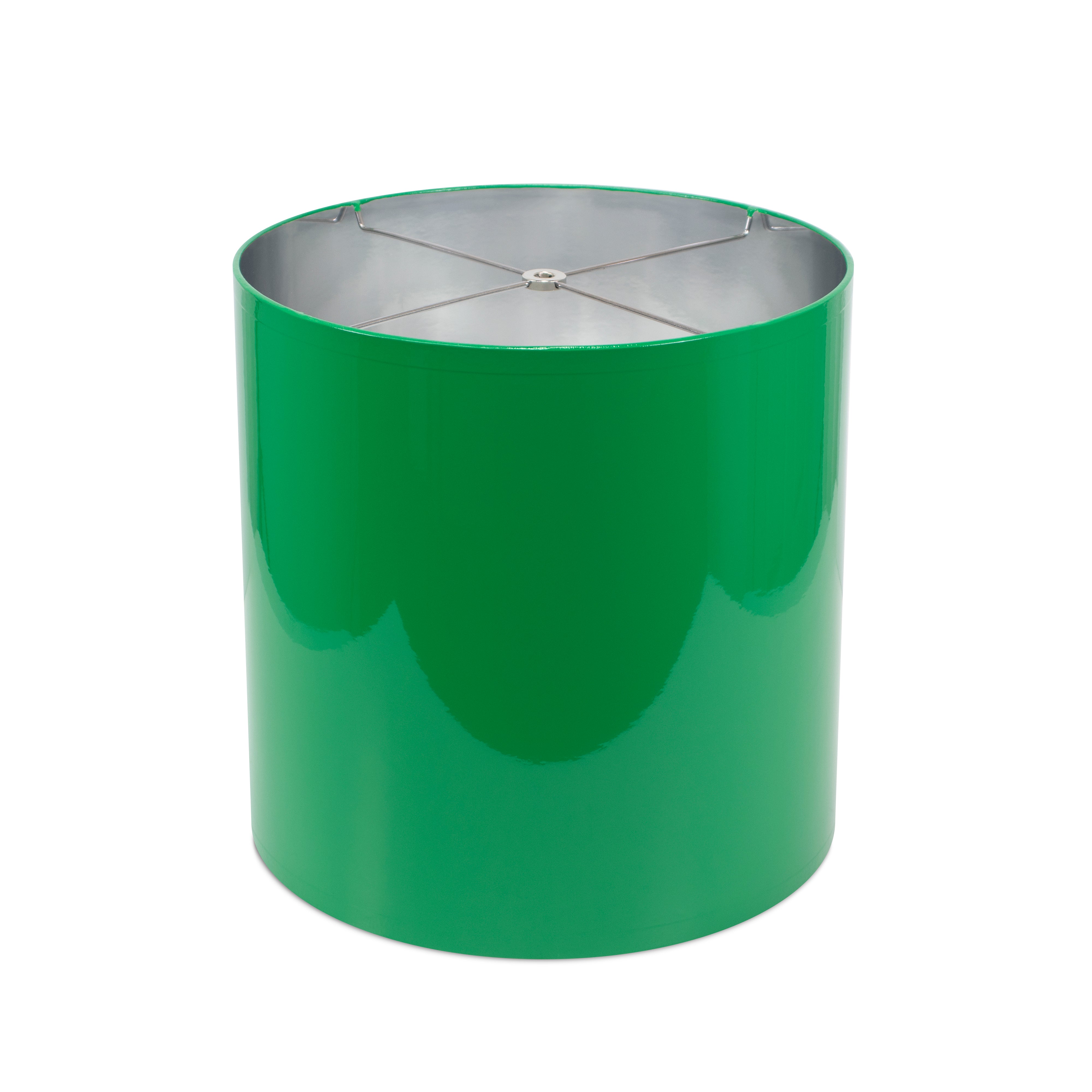 Couture Leaf Green Lacquer Shade with Silver Lining