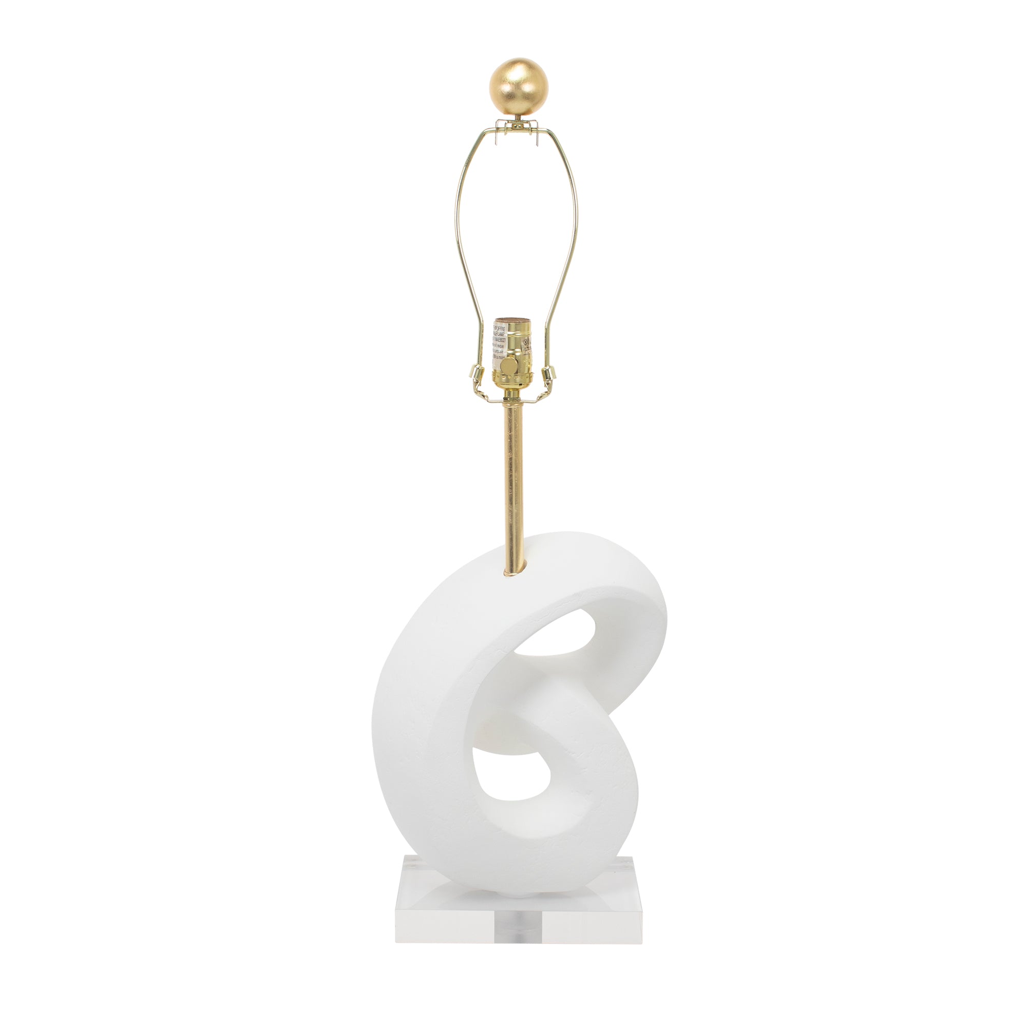 Couture Danielli White Table Lamp