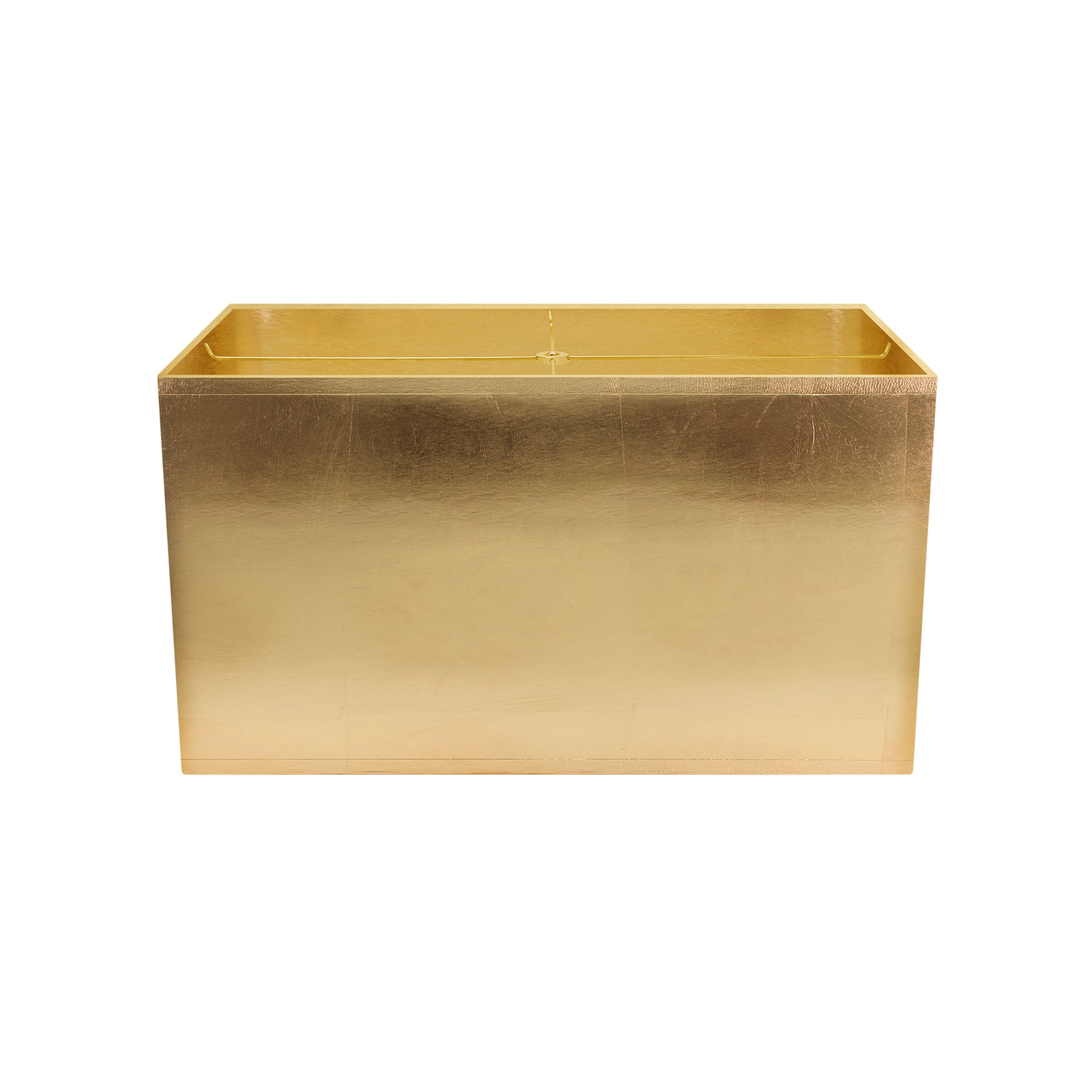 Couture Rectangular Gold Foil Lamp Shade 20/12 x 20/12 x 12"