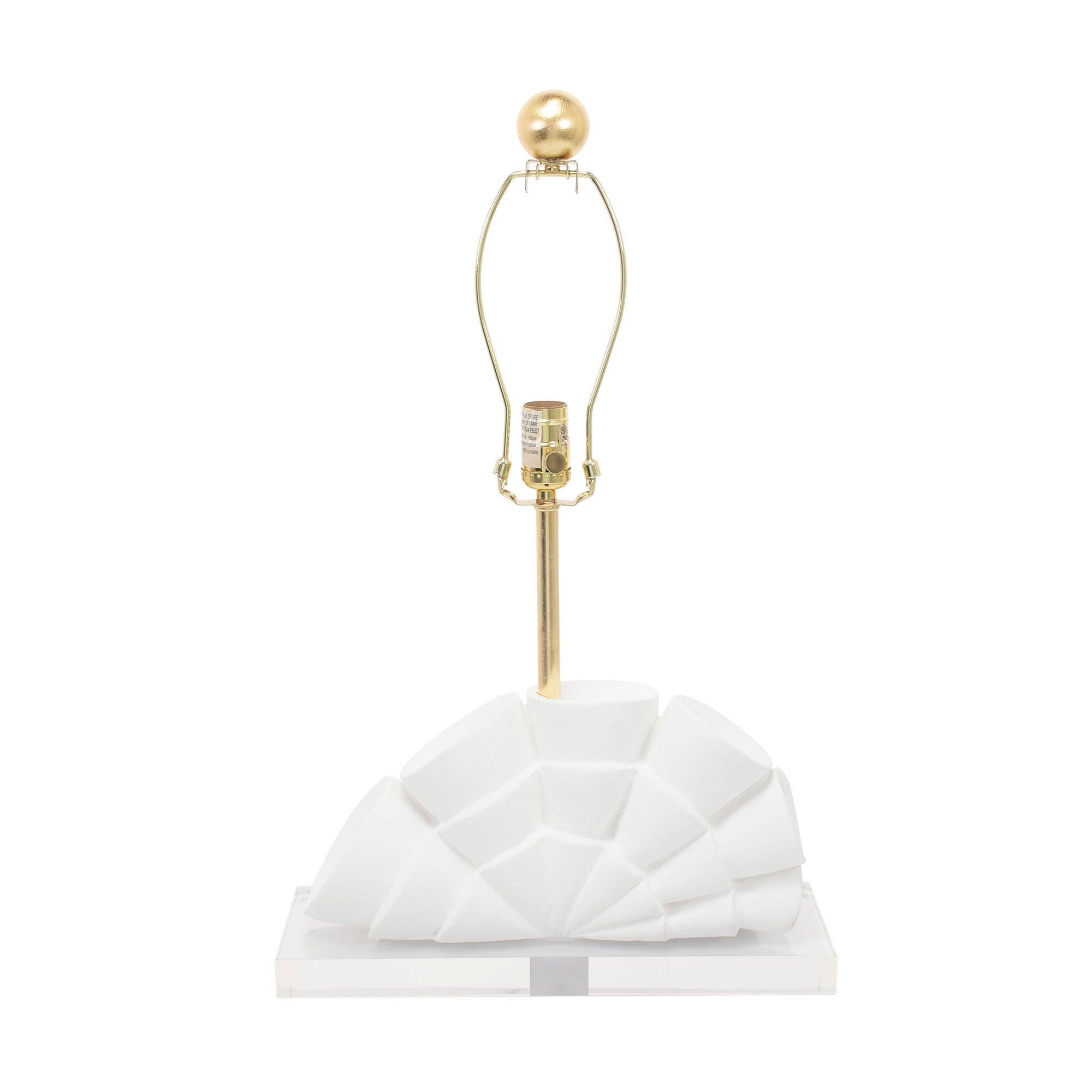 Couture Rialto White Table Lamp