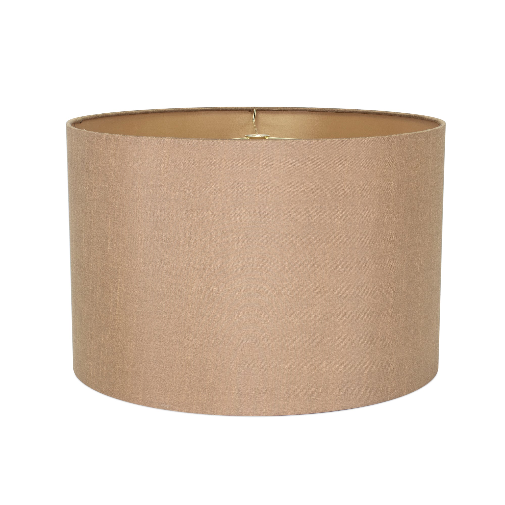 Couture 15x15x10 Flax Gold Faux Silk shade HY219 Fabric