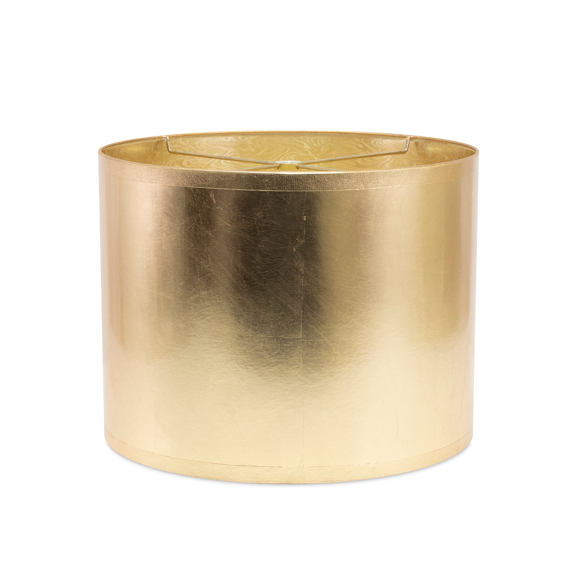 Couture Round Gold Foil Lamp Shade 13/13" x 13/13" x 10"