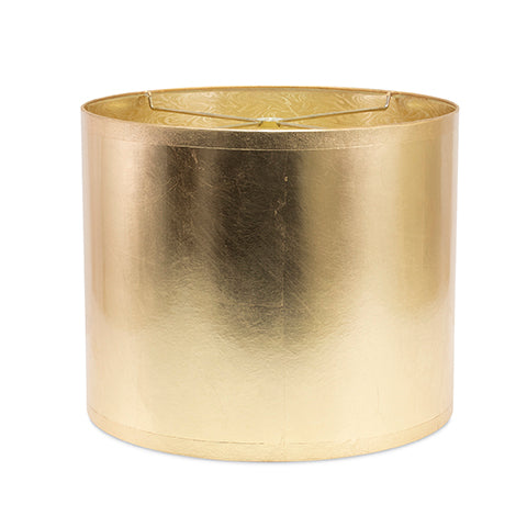 Couture Round Gold Foil Lamp Shade 12" x 12" x 10"
