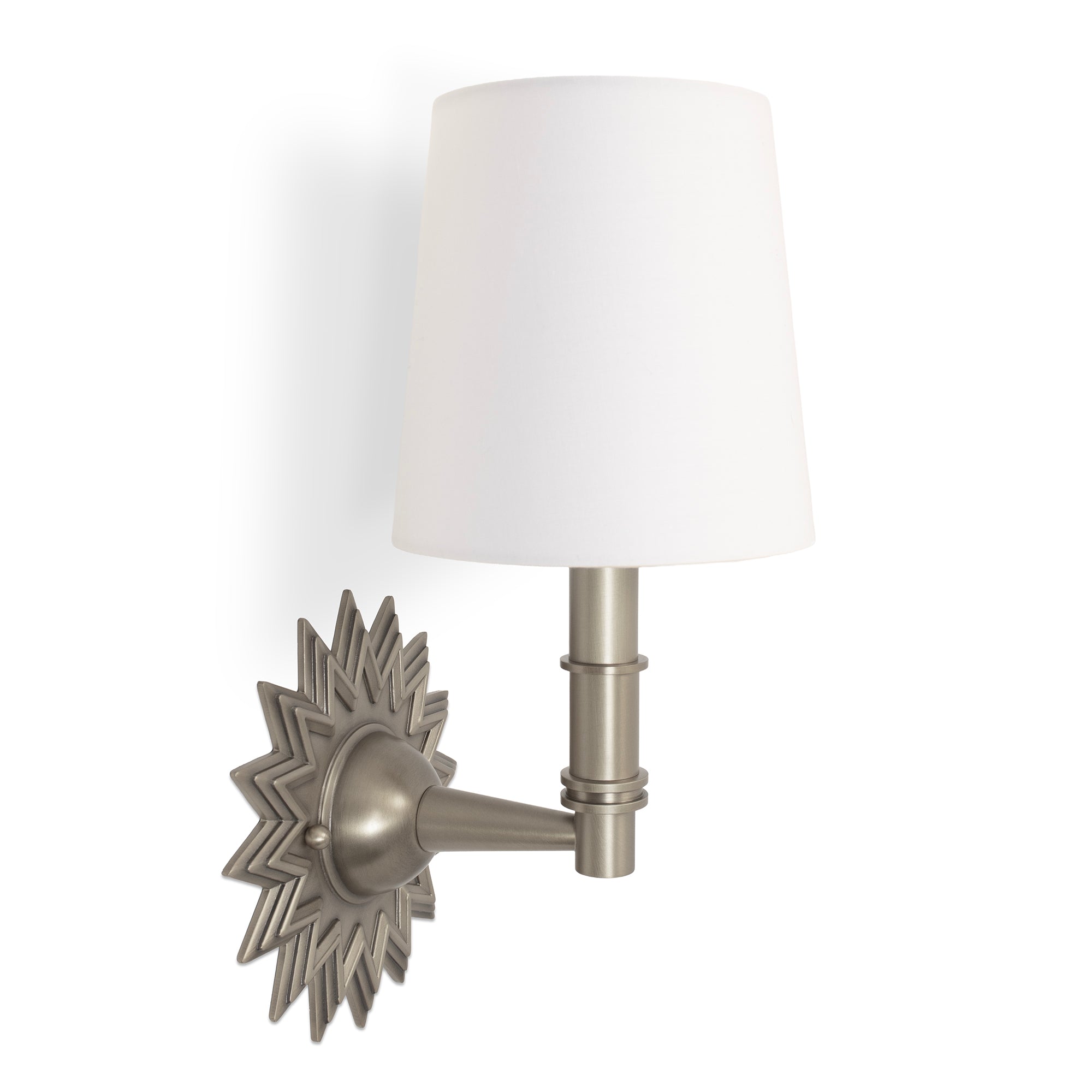Couture Star Antique Nickel Wall Sconce