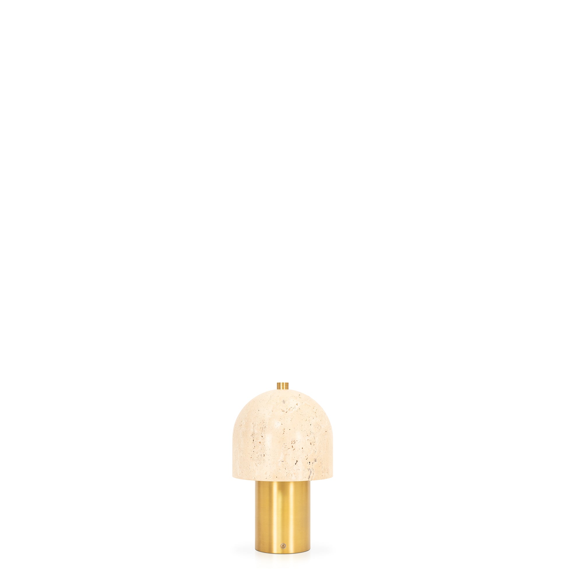 Couture Travertine Rechargeable Lamp