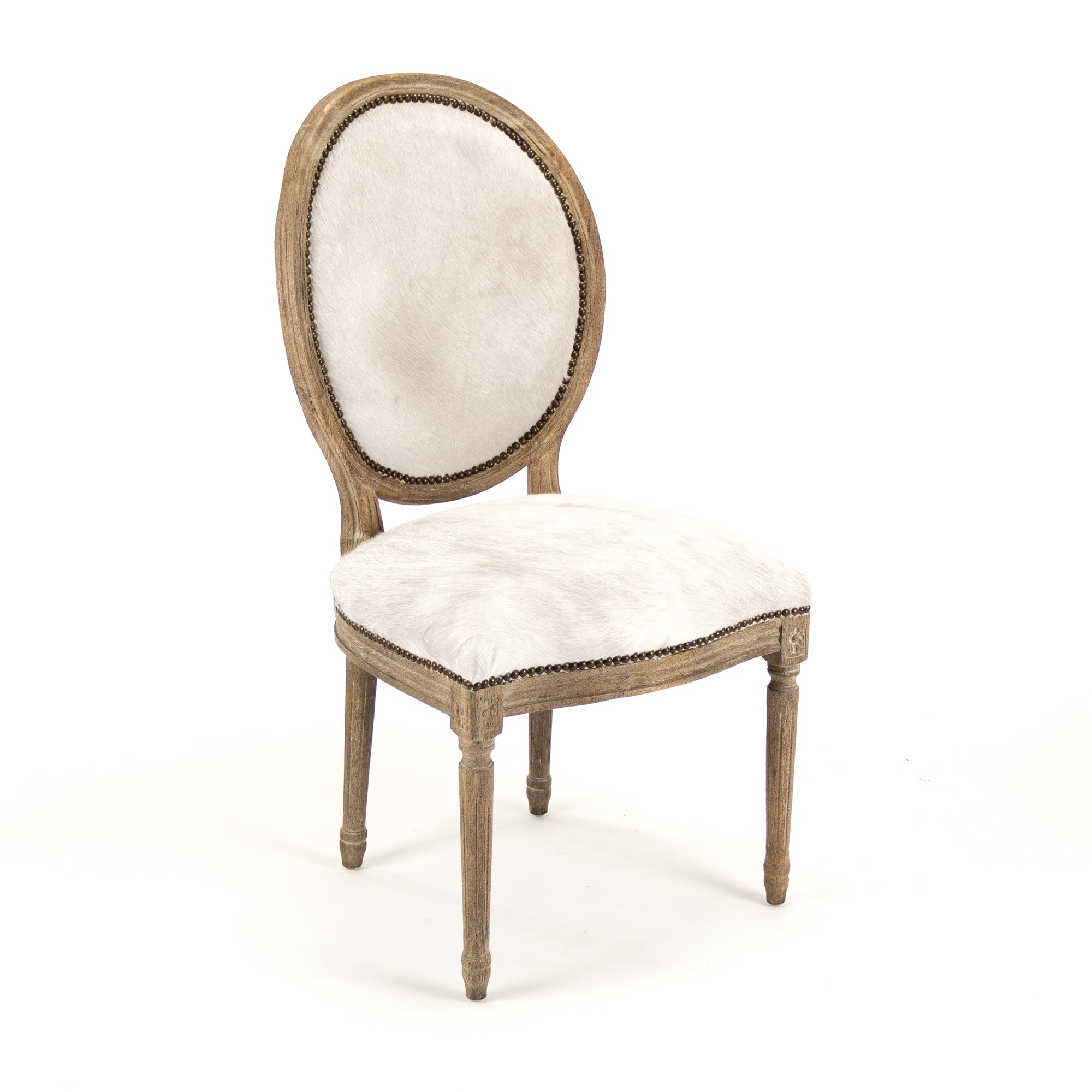 Medallion Cowhide Chair B004 E272 Cow W